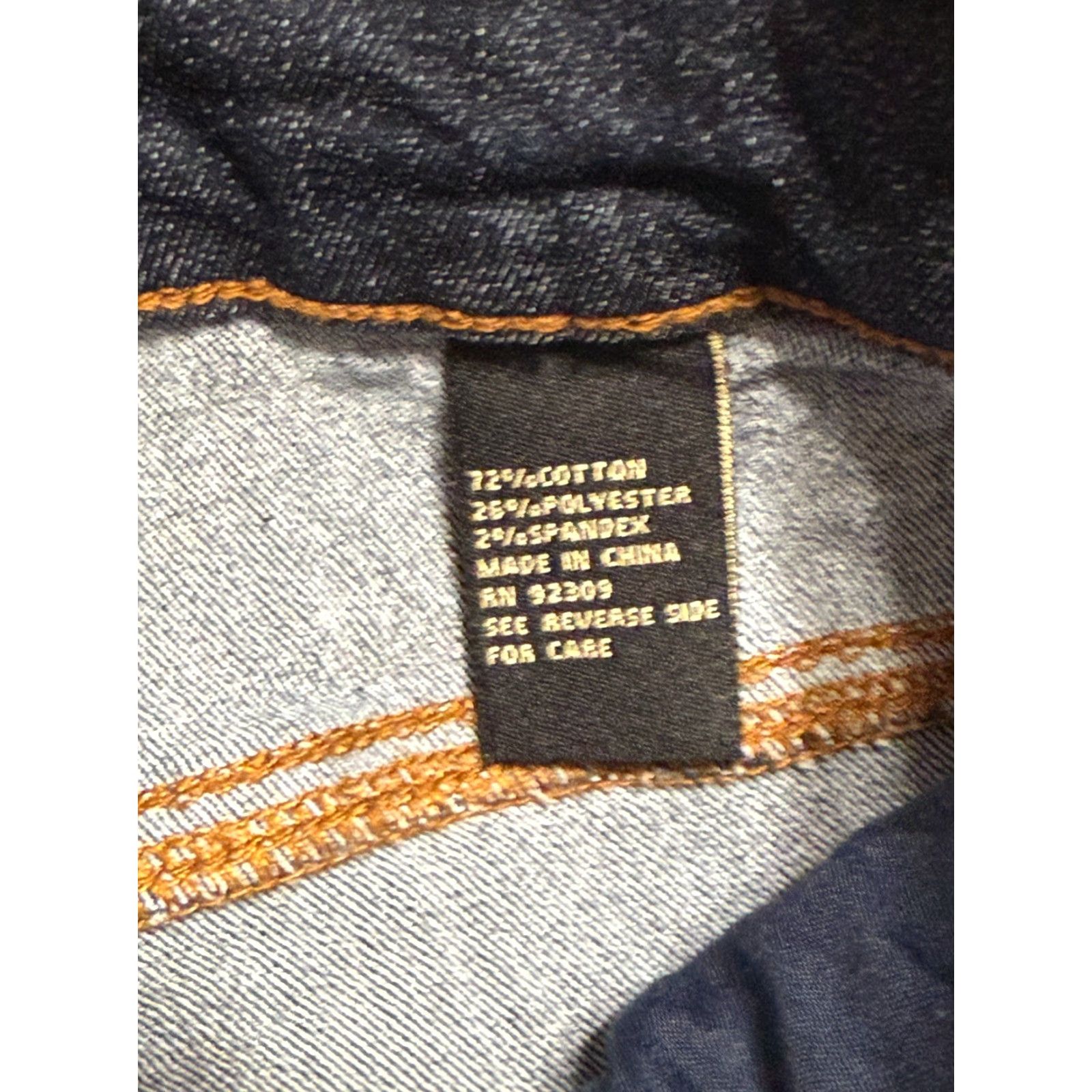Vintage DG2 Jeans Women's Plus Size 20W Denim Skinny Dark Wash Jeans 5-Pocket Stretch High Rise Blue Womens Size 42" / US 20 - 5 Thumbnail