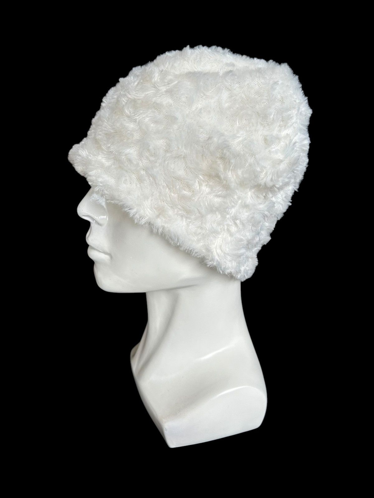 Japanese Brand × Kapital × Vintage Japanese Mohawak Hairy Fur Beanie Hats Rare ☠️☠️🎌 Size ONE SIZE - 4 Thumbnail