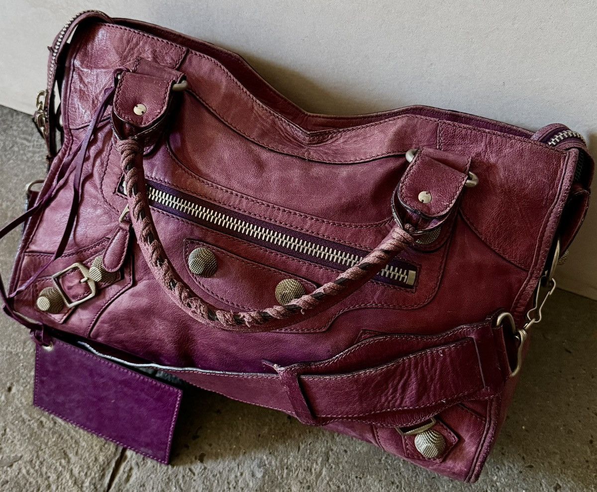 Balenciaga Balenciaga - 2000’s - Classic Motorcycle City -Lambskin Bag Size ONE SIZE - 14 Thumbnail
