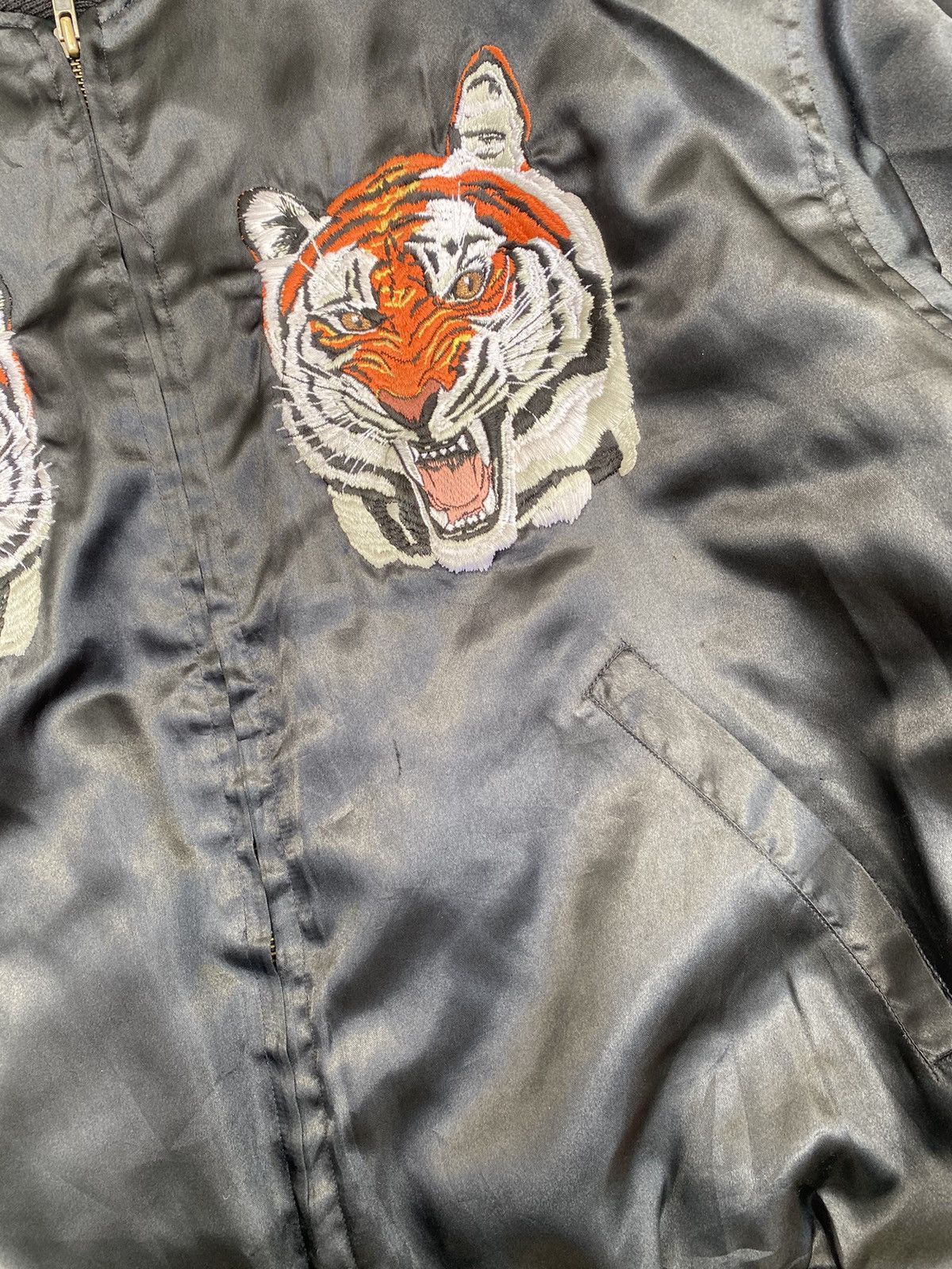 Japanese Brand 1980s Archive K. Yoshihiro Sukajan Jacket- “ Tiger” Size US L / EU 52-54 / 3 - 8 Thumbnail