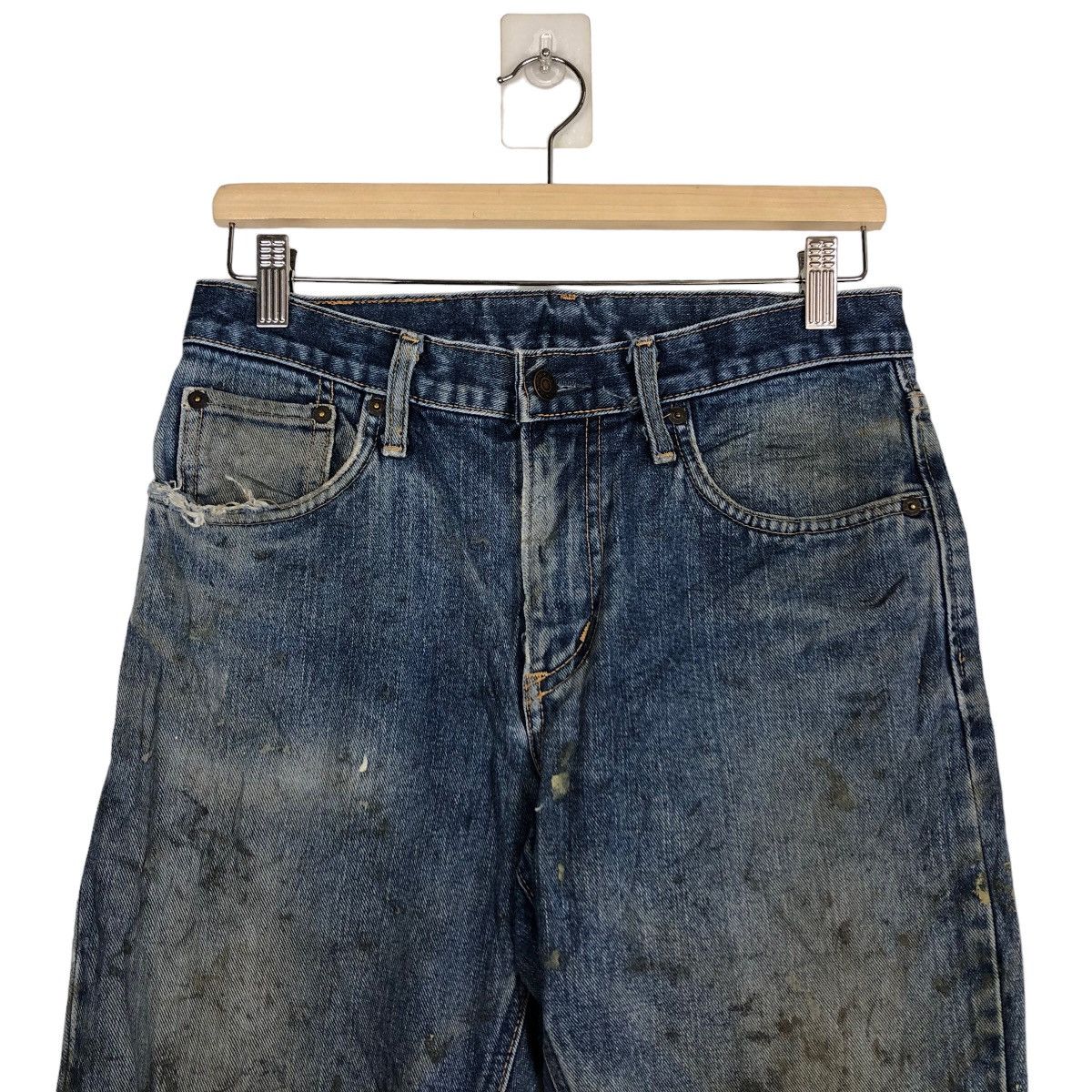 Edwin 🔥90’s EDWIN NO.43 DISTRESSED DENIM JEANS PUNK STYLE Size US 28 / EU 44 - 3 Thumbnail
