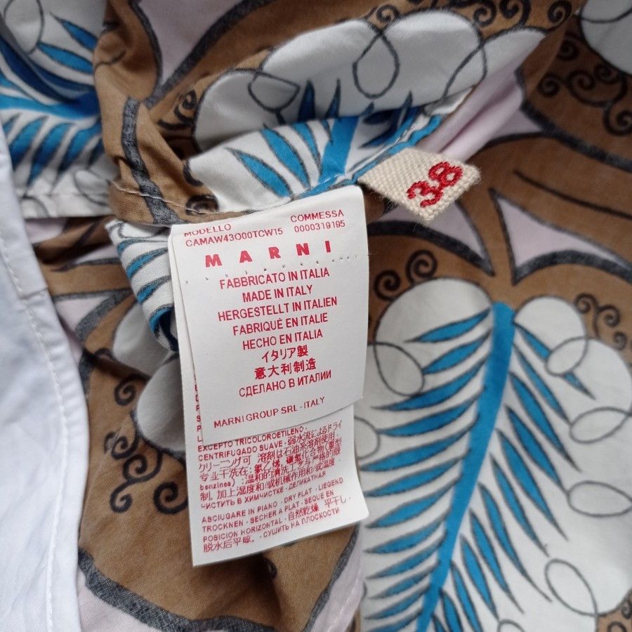 Marni marni floral print cotton top made in italy Size XS / US 0-2 / IT 36-38 - 3 Thumbnail