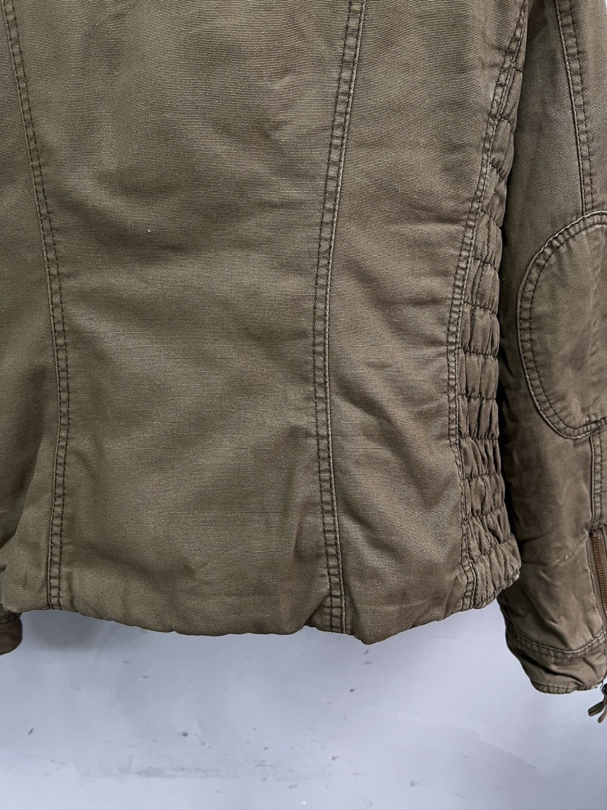 Junya Watanabe Brown washed distressed canvas jacket zipper Watanabe style Size US XL / EU 56 / 4 - 11 Thumbnail