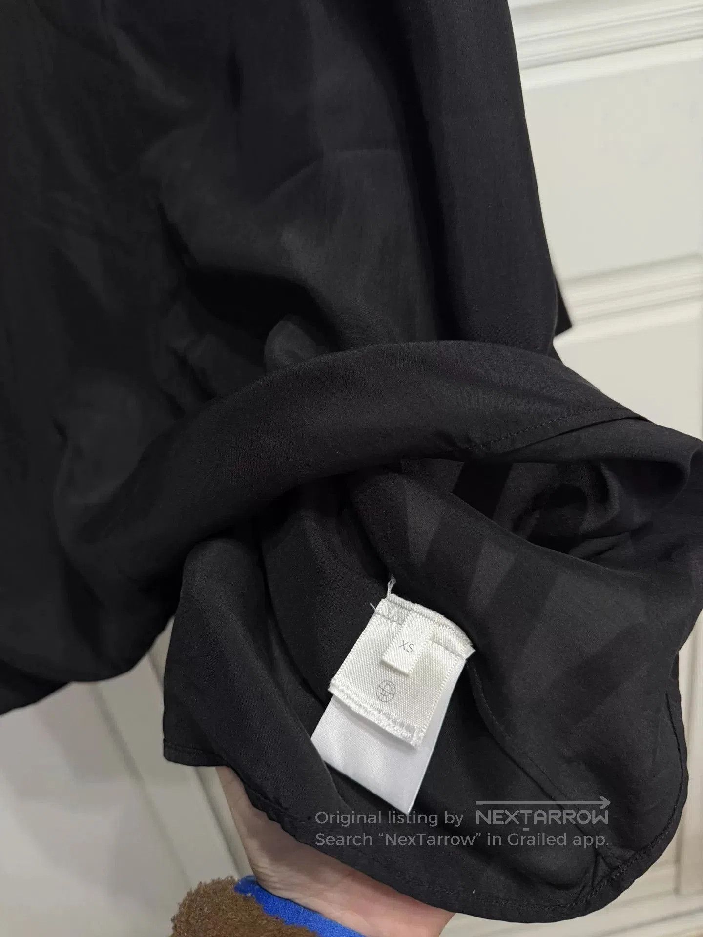 The Row The Row Silk Shirt Dress in Black. Size XS / US 0-2 / IT 36-38 - 3 Thumbnail