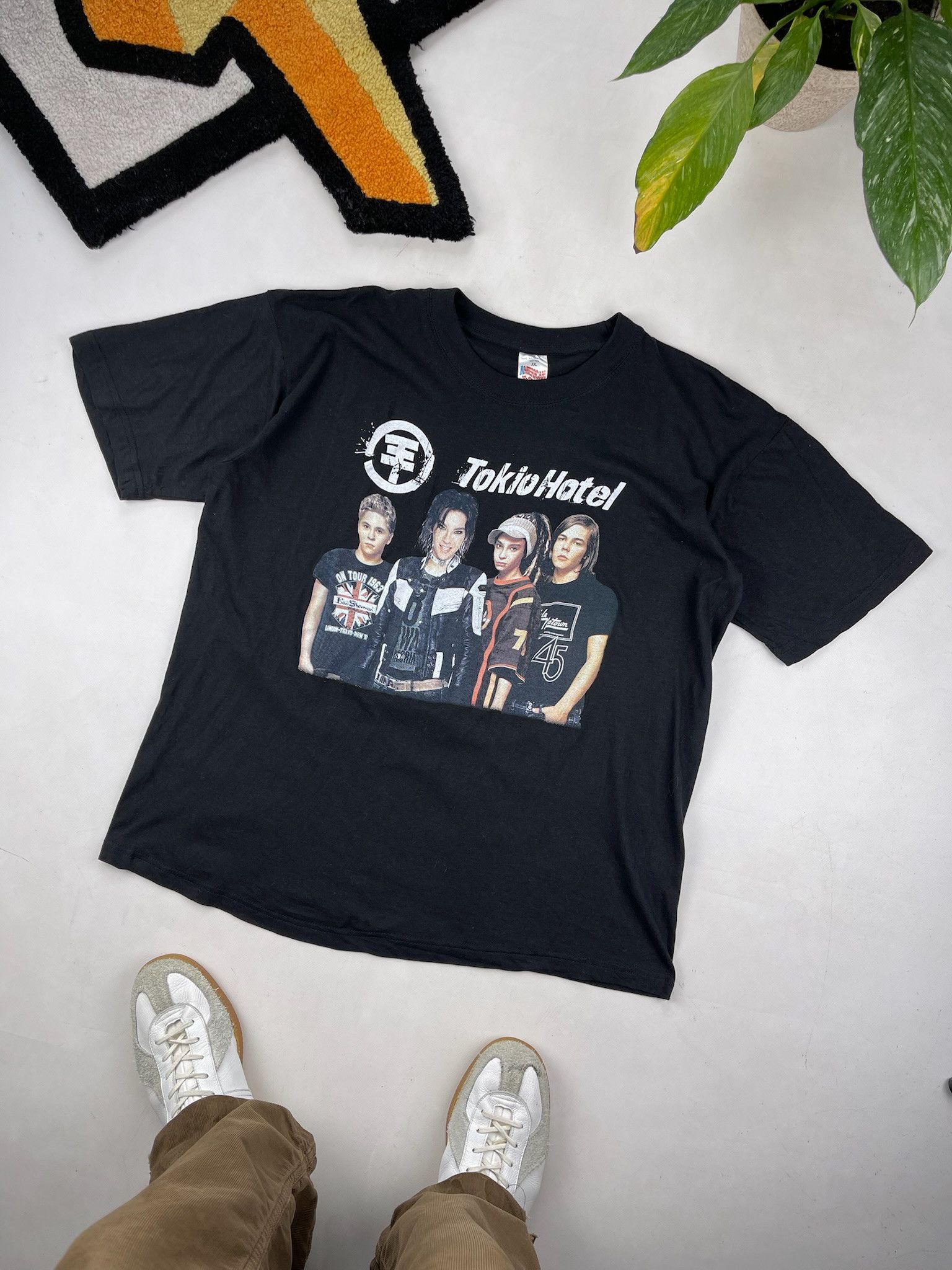 Band Tees × Vintage Vintage Y2K Tokio Hotel Emo Scene Kid Band T-Shirt Size US XL / EU 56 / 4 - 1 Thumbnail