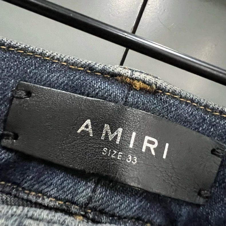 Amiri Amiri vintage blue destroyed jeans Size US 33 - 3 Thumbnail