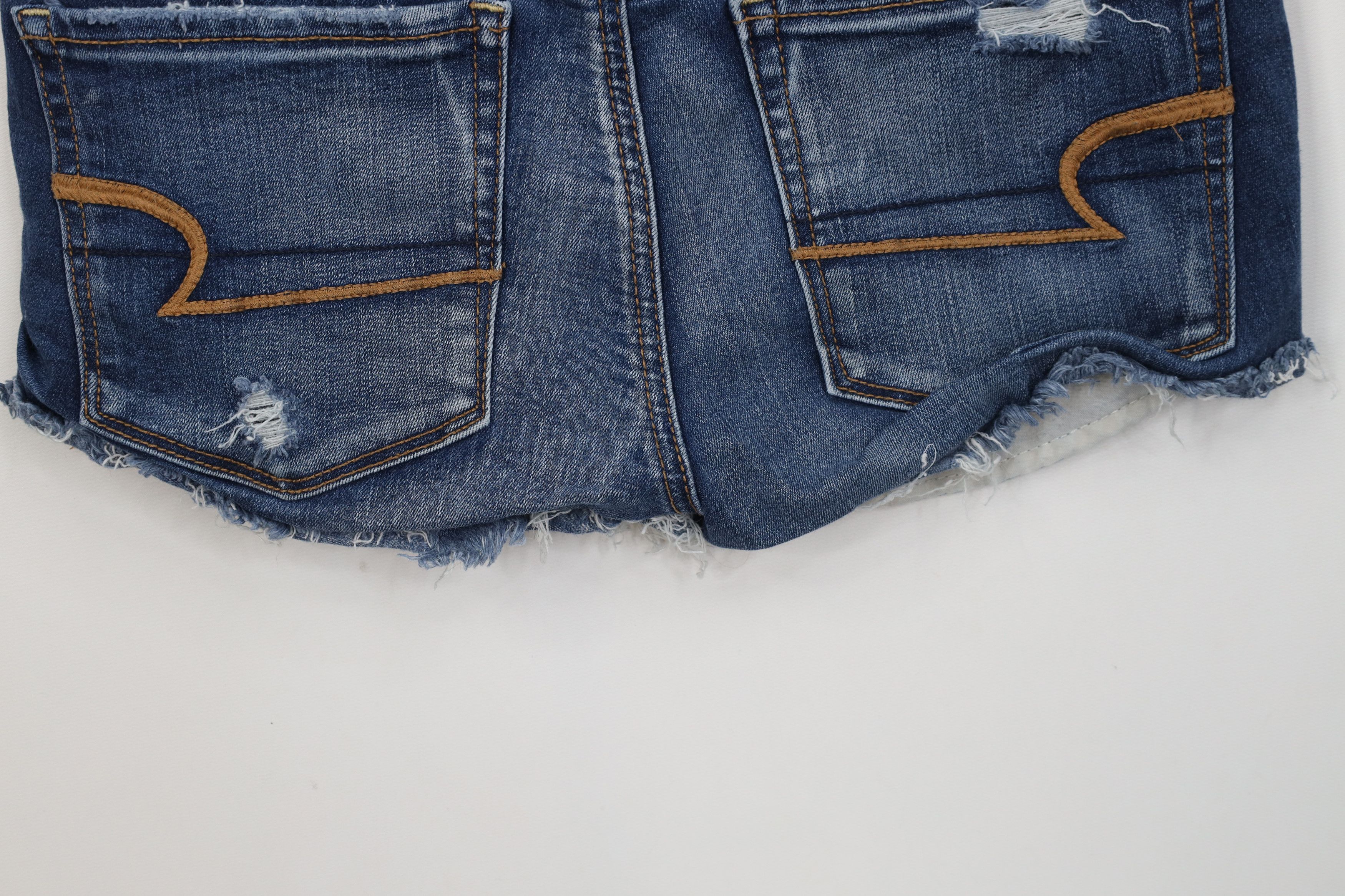 American Eagle Outfitters Vintage Y2K American Eagle Outfitters Shortie Micro Shorts Size 28" / US 6 / IT 42 - 13 Thumbnail