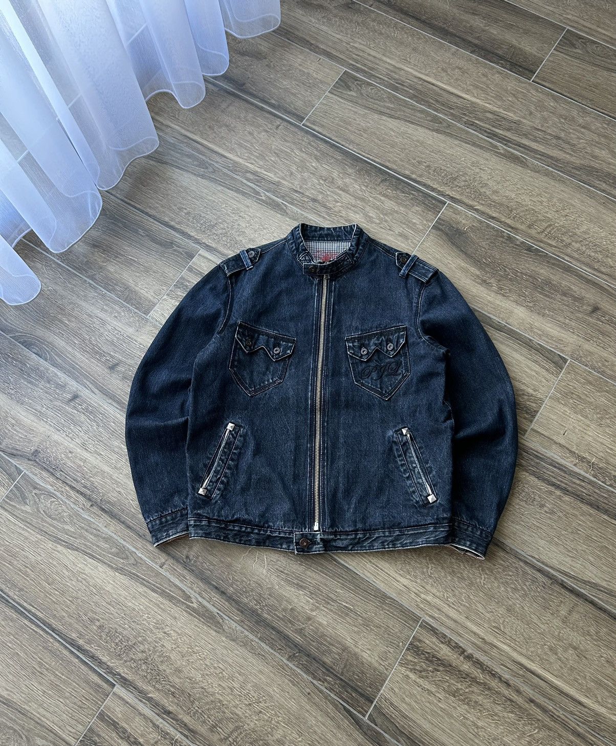Pepe Jeans × Vintage Vintage Pepe Jeans London rare y2k denim jacket mens Size US M / EU 48-50 / 2 - 1 Thumbnail