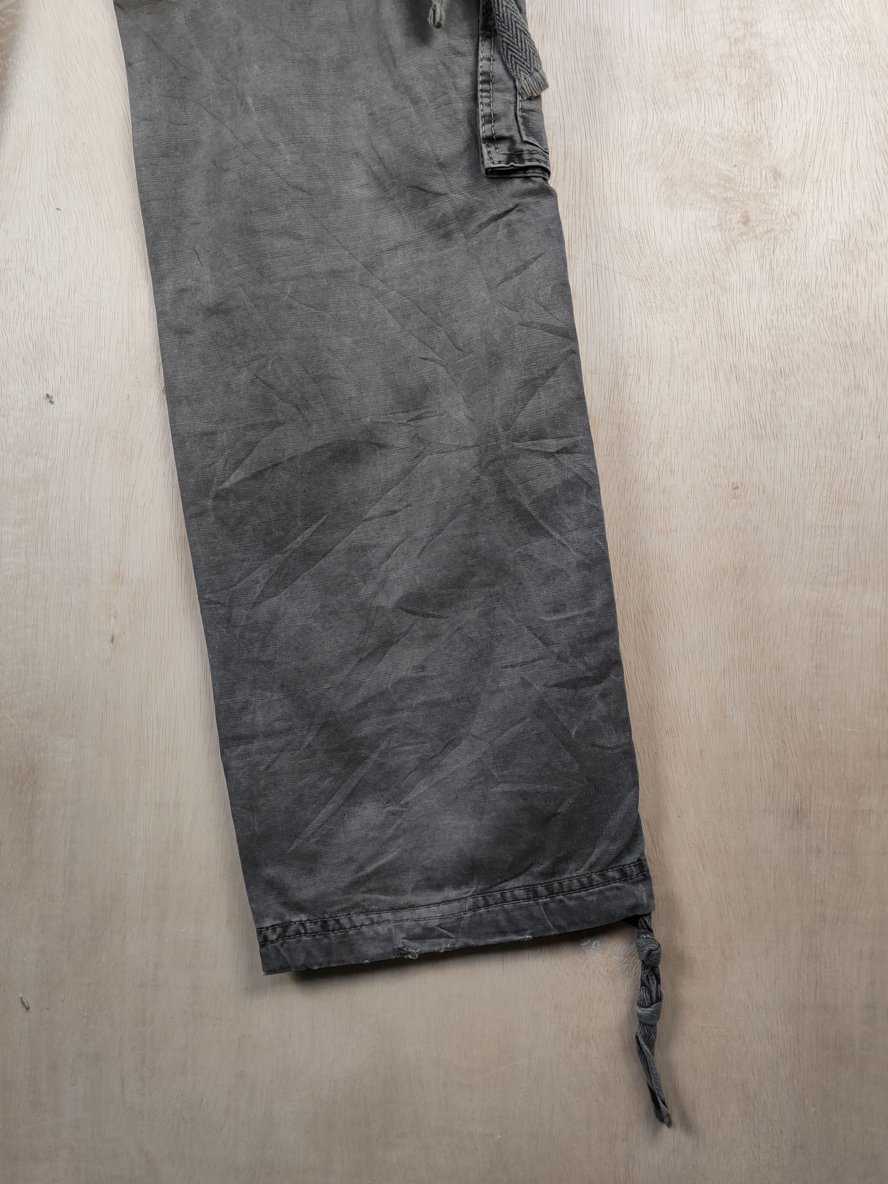 Japanese Brand DL Junye Olive Faded Multipocket Tactical Cargo Pants #S2439 Size US 30 / EU 46 - 14 Thumbnail
