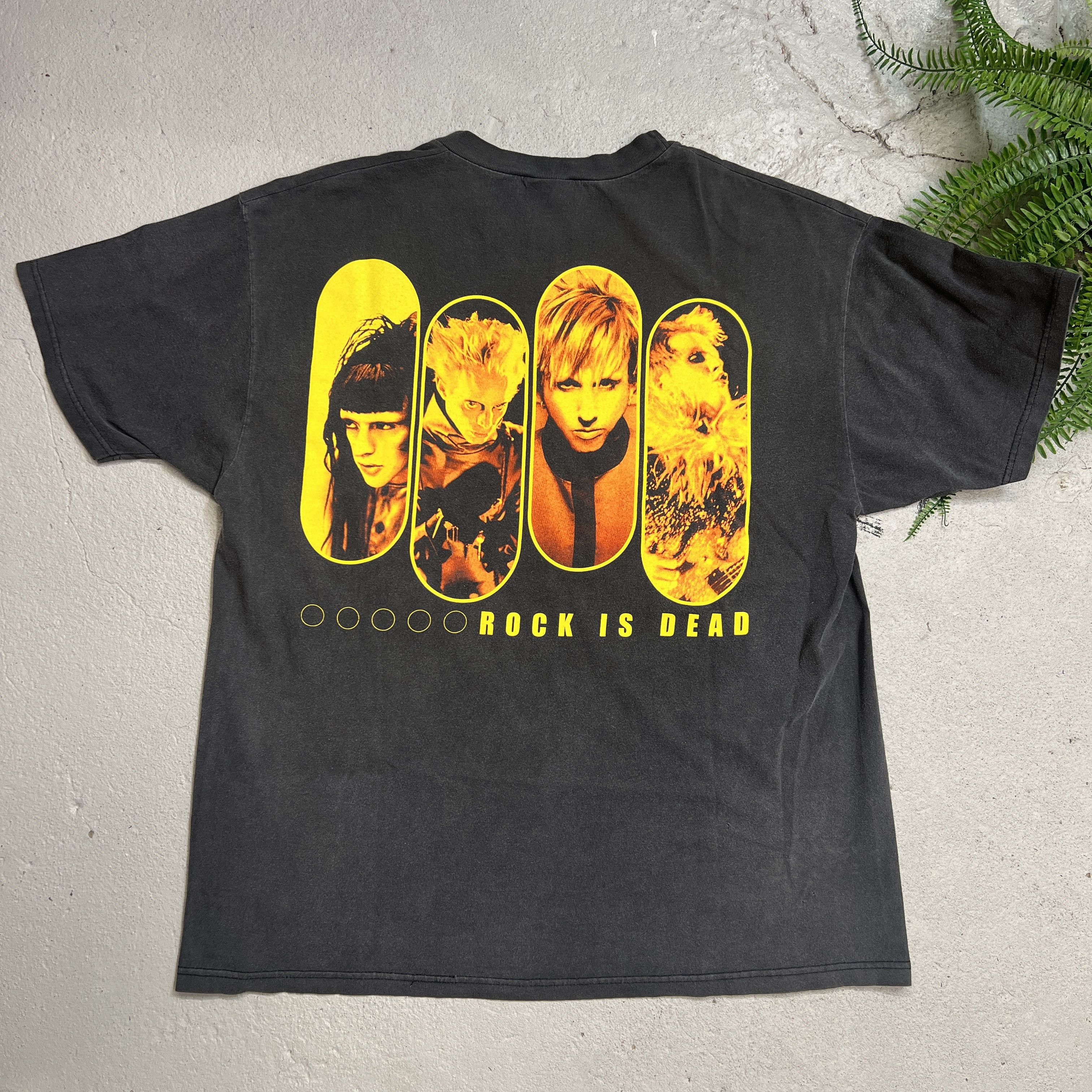 Marilyn Manson × Vintage 1999 Vintage Marilyn Manson Rock is Dead Tee Size US XL / EU 56 / 4 - 4 Thumbnail