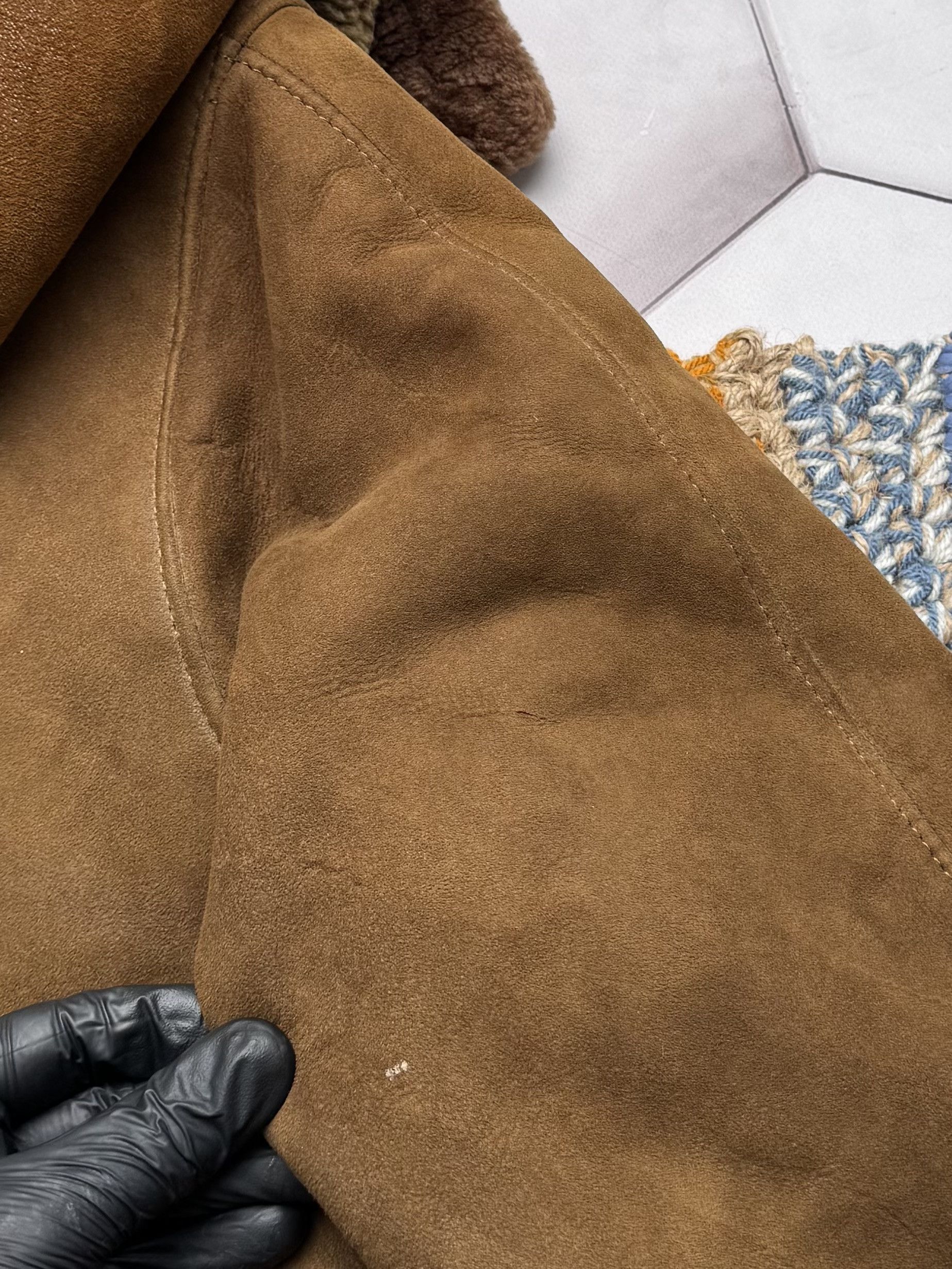 Vintage Vintage Real Sheepskin Heavy Coat (E4) Size XL / US 12-14 / IT 48-50 - 14 Thumbnail