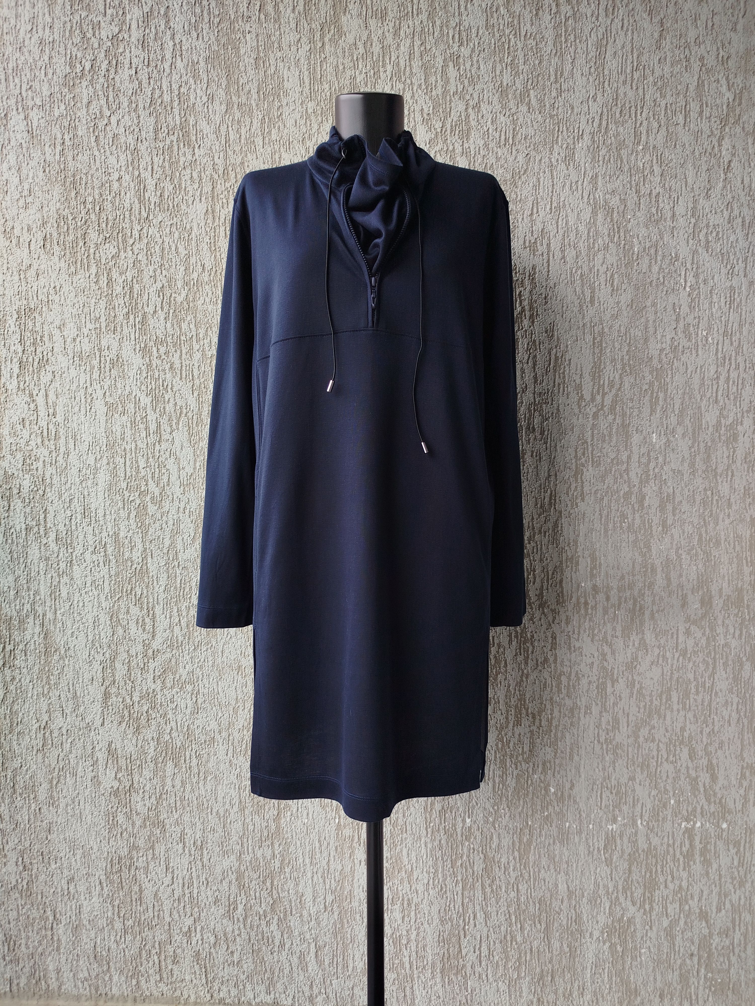 Issey Miyake HaaT ORJ Dress Tunic Tencel Zip-Up Pockets Size 3 Size L / US 10 / IT 46 - 2 Thumbnail