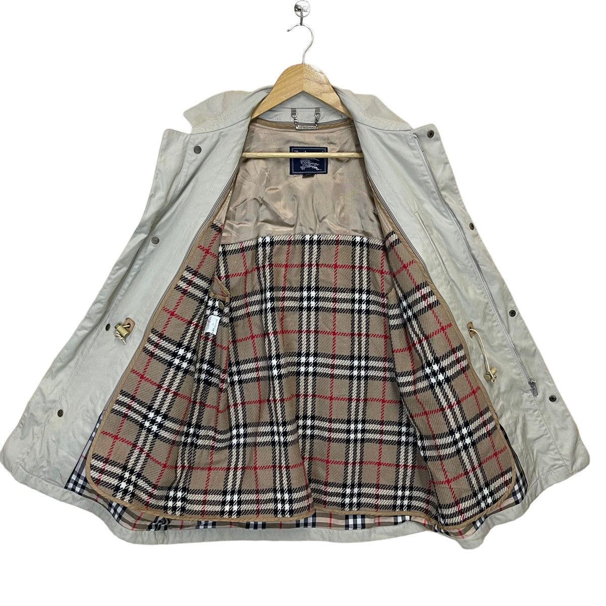 Burberry × Japanese Brand Vintage 90s Burberrys Long Coat Jacket Size US M / EU 48-50 / 2 - 6 Thumbnail