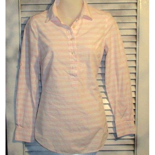 Vineyard Vines Vineyard Vines Sz 00 Half Button Blouse Size XXS / US 00 / IT 34 - 3 Thumbnail
