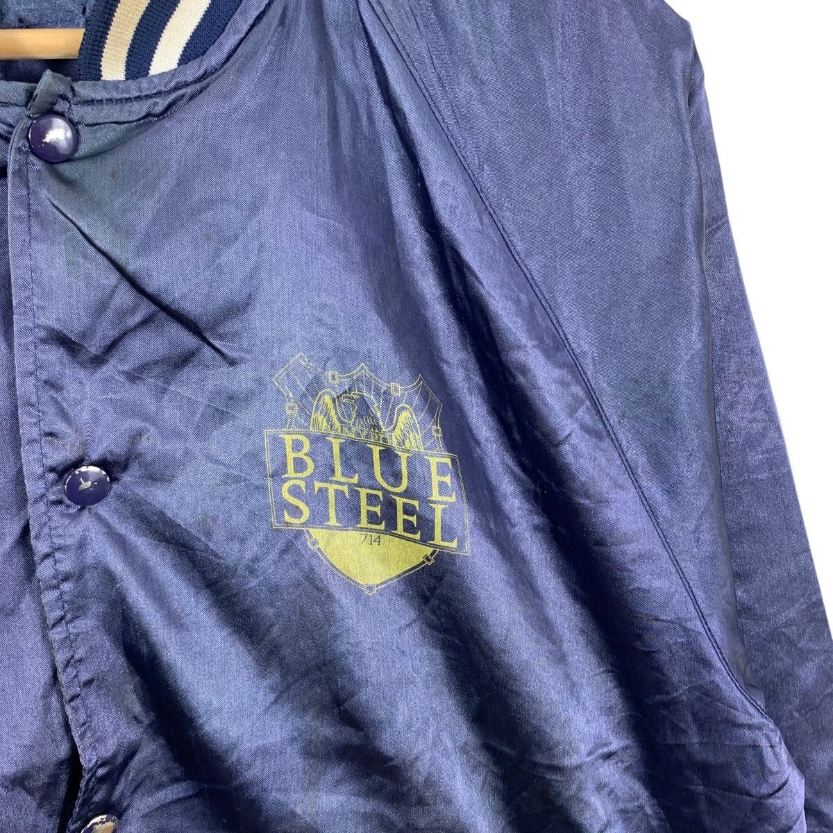 Vintage Vintage 90s BLUE STEEL Jamie Lee Curtis Movie Bomber Jacket Size US XL / EU 56 / 4 - 5 Thumbnail