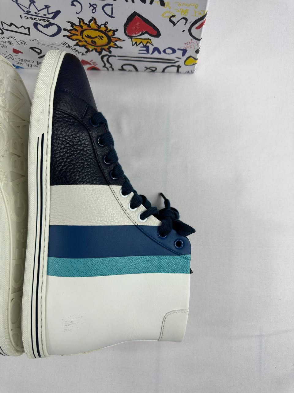 Dolce & Gabbana Dolce & Gabbana Saint Tropex High Sneakers Size US 10.5 / EU 43-44 - 12 Thumbnail
