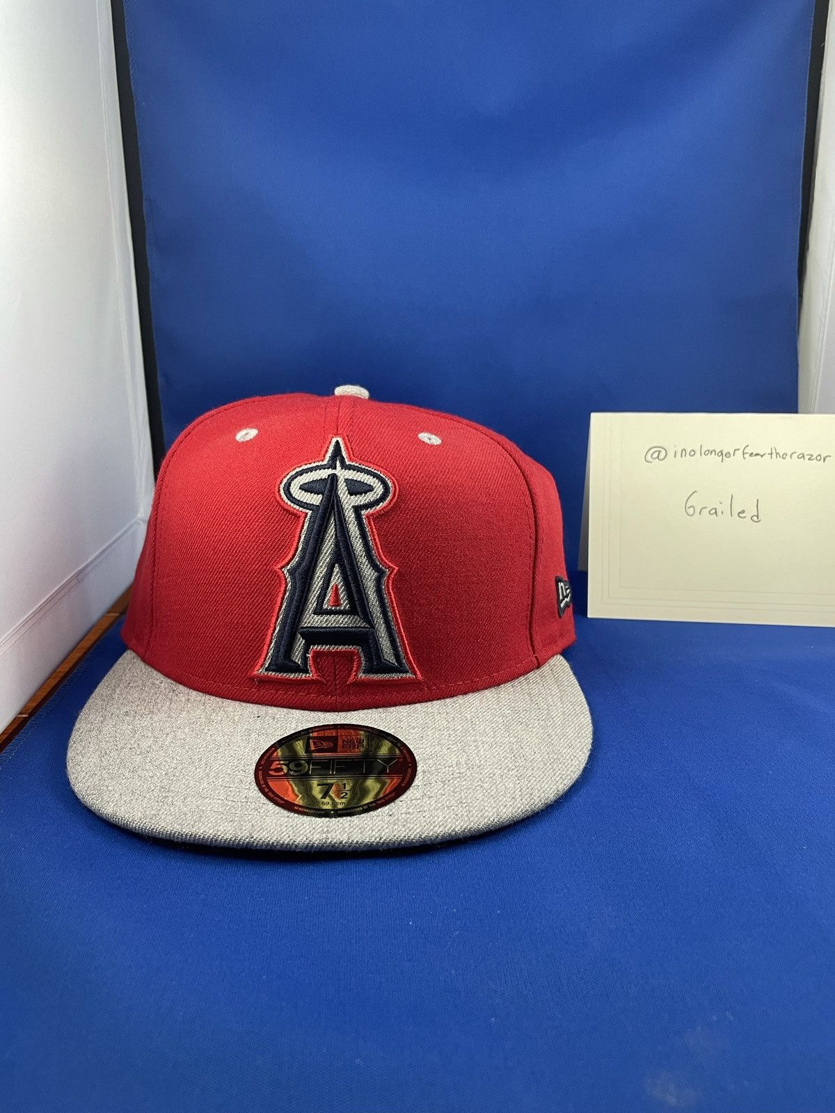 New Era Rare LA Angels New Era Cap Size ONE SIZE - 2 Thumbnail