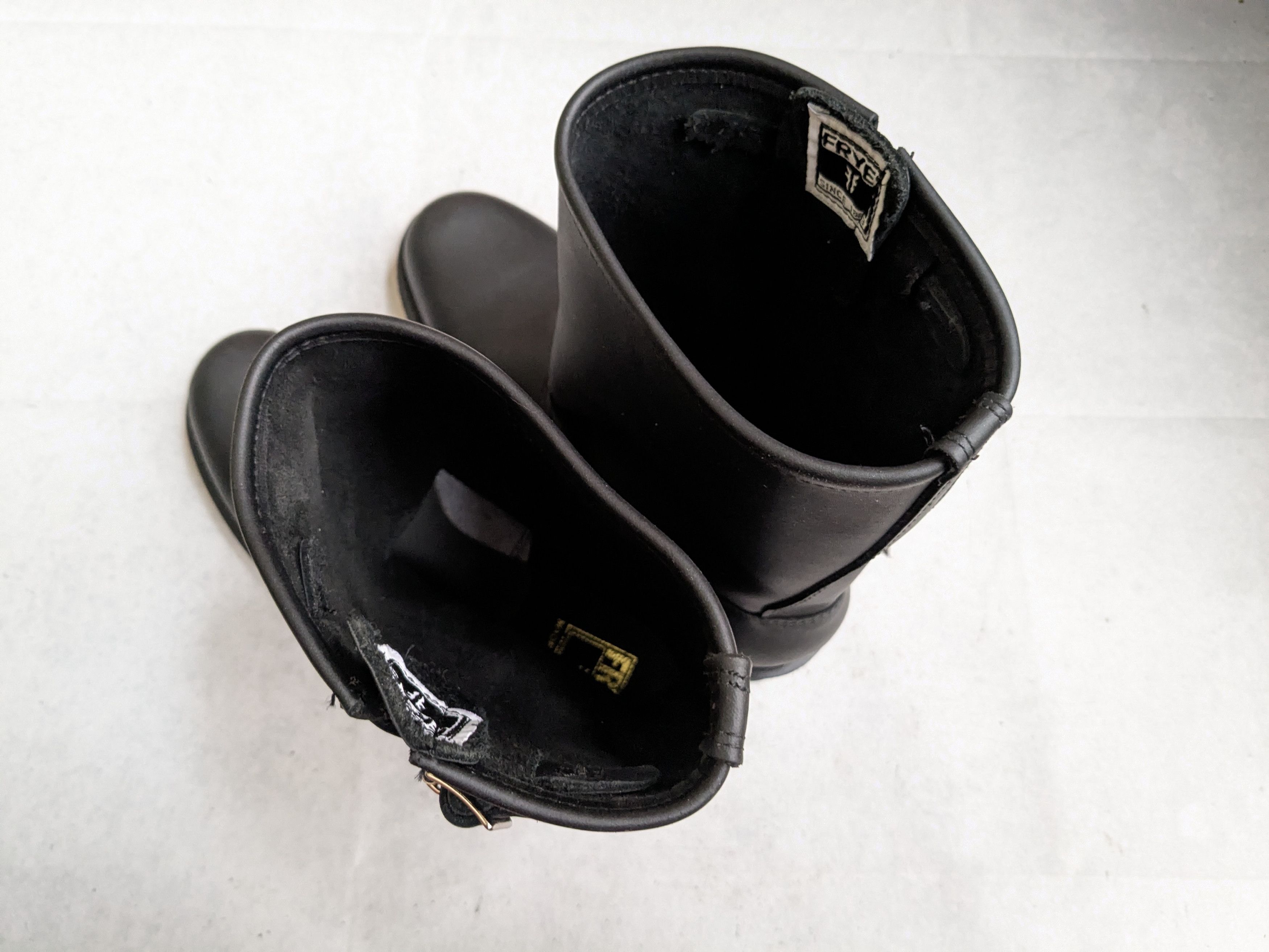 Frye Frye Engineer Boots Black Leather 10 M Leather Buckle Size US 10 / EU 43 - 11 Thumbnail