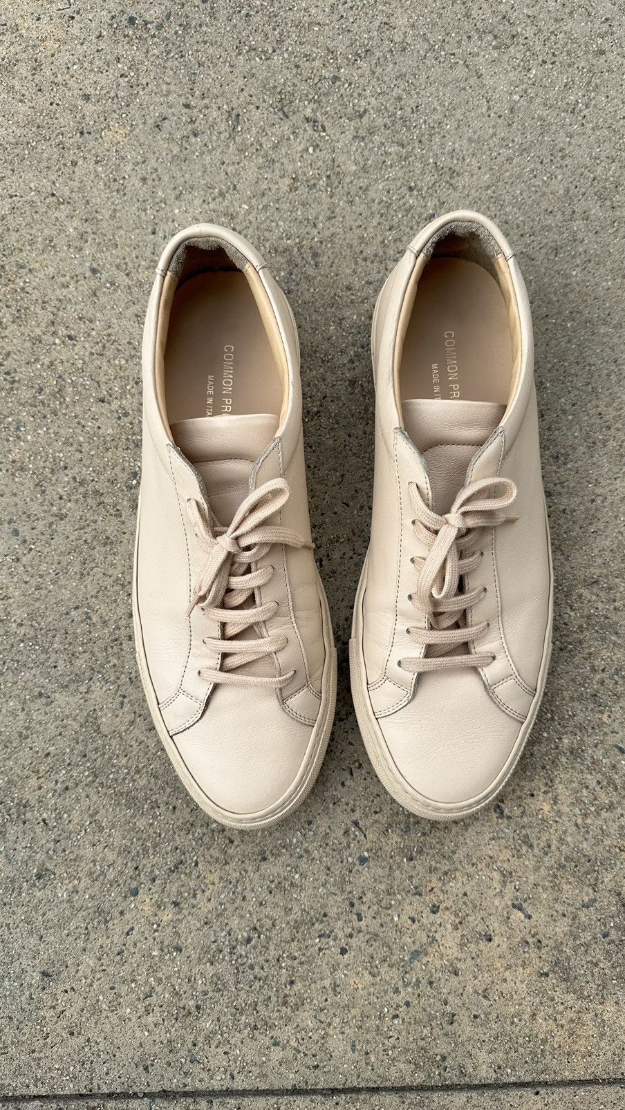 Common Projects Original Achilles Low Nude sz 42 Size US 9 / EU 42 - 6 Thumbnail