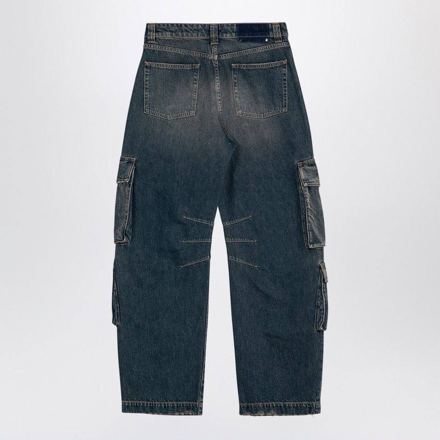 Golden Goose o1d2blof0824 Denim Cargo Jeans in Blue Size 25" / US 0 / IT 36 - 2 Thumbnail