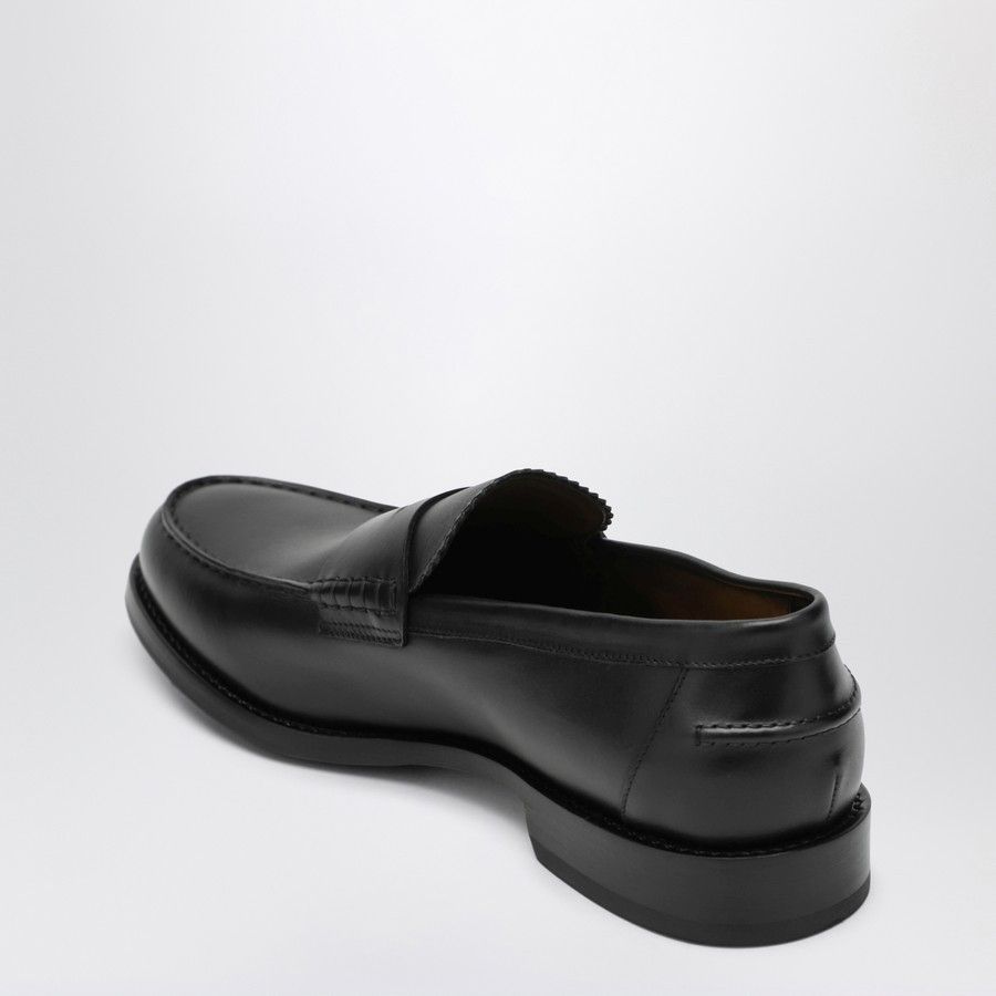 Doucal's o1d2blof0226 Leather Loafers in Black Size US 8.5 / EU 41-42 - 4 Thumbnail
