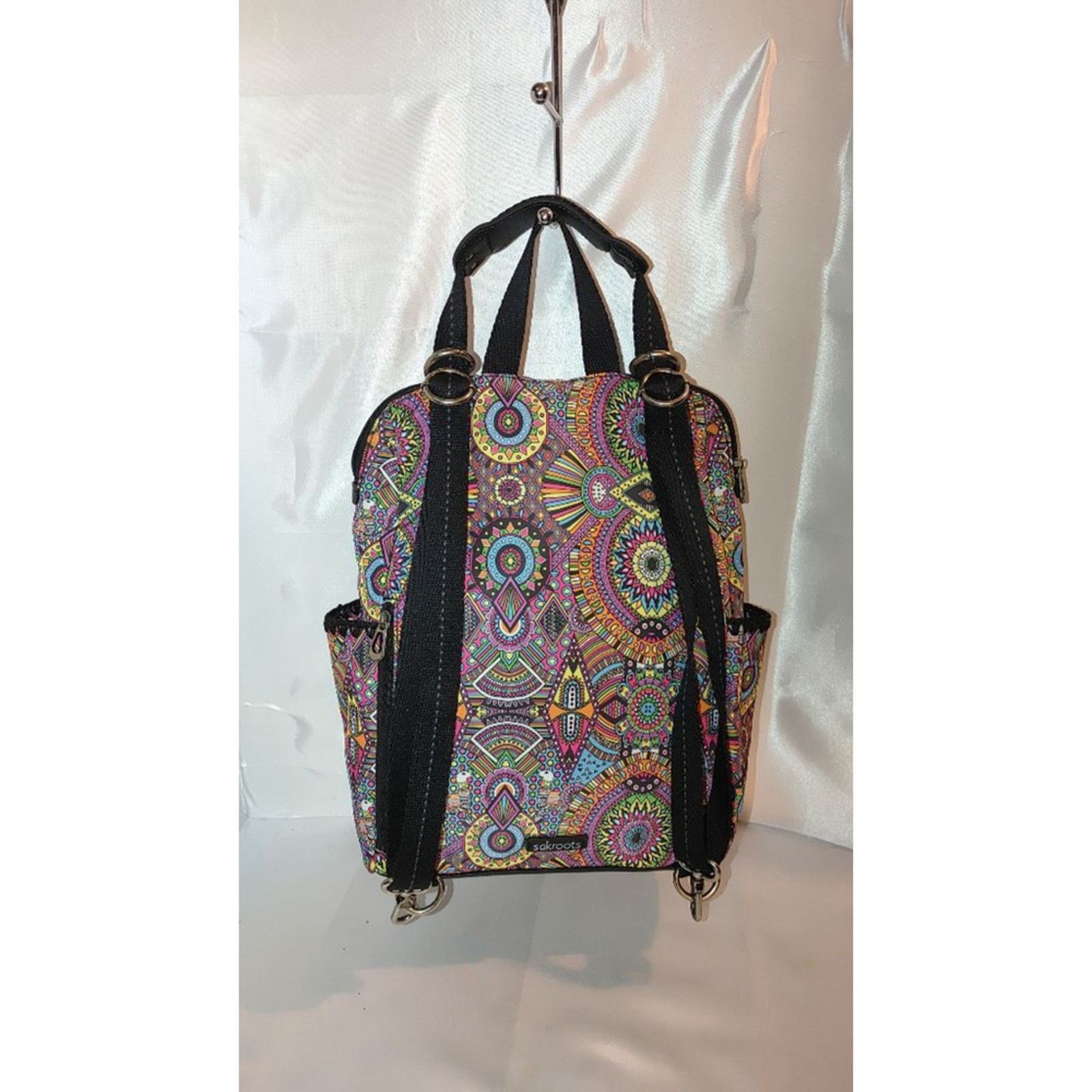 The Sak Sakroots Lola Convertible Backpack Rainbow Wanderlust Print Size ONE SIZE - 5 Thumbnail