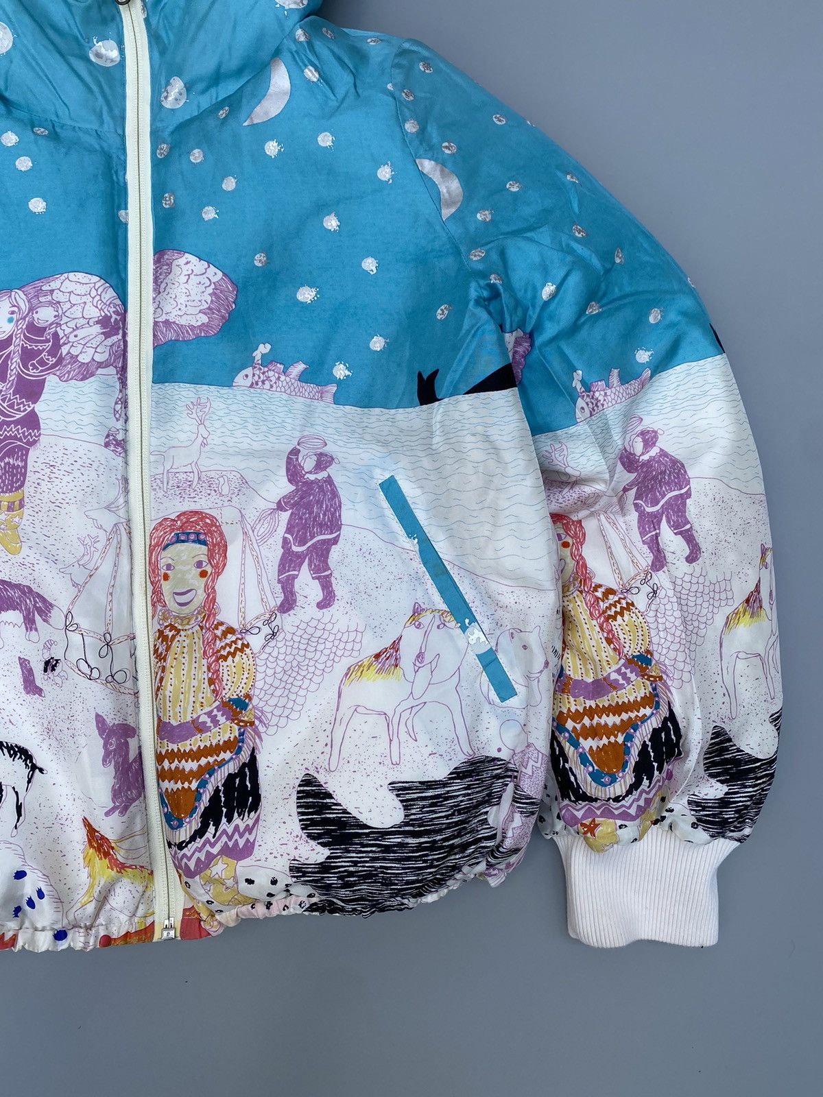 Tsumori Chisato Reversible Winter Living Print Puffer Down Jacket Size M / US 6-8 / IT 42-44 - 6 Thumbnail