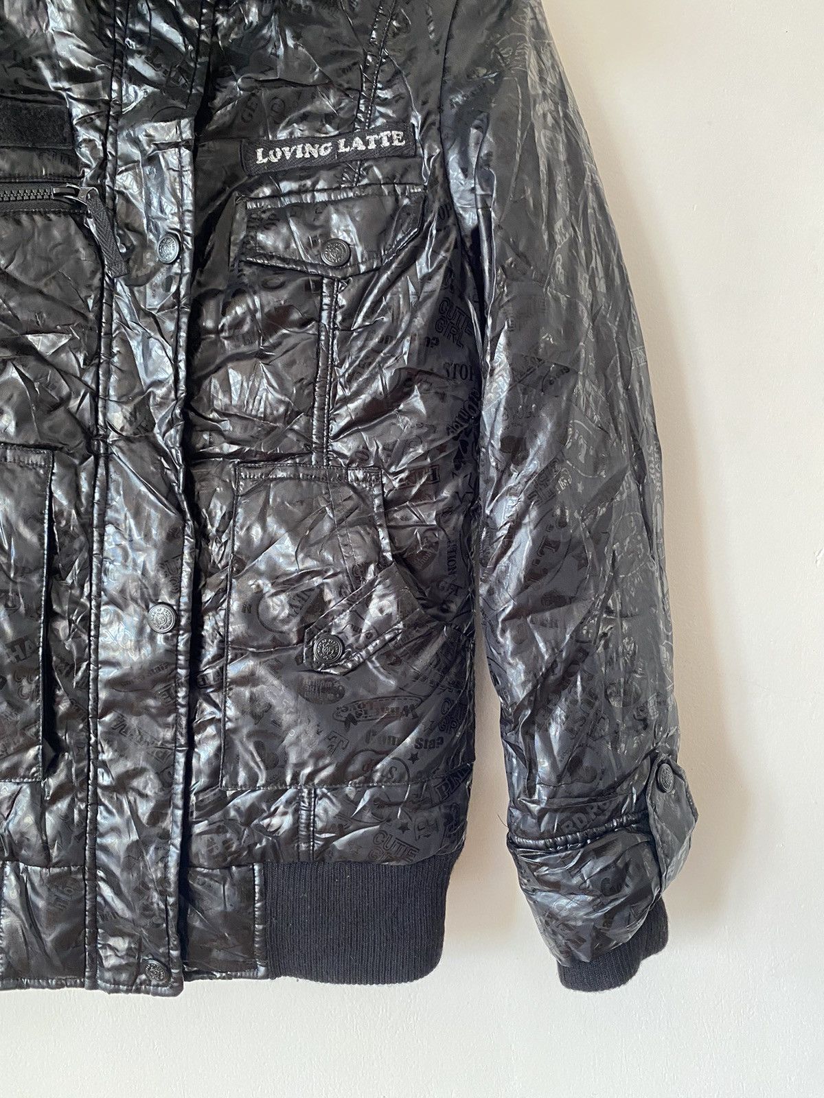 GOSTAR DE FUGA Pink Latte Puffer Fur Monogram Like IFSW9 Style Size US M / EU 48-50 / 2 - 4 Thumbnail