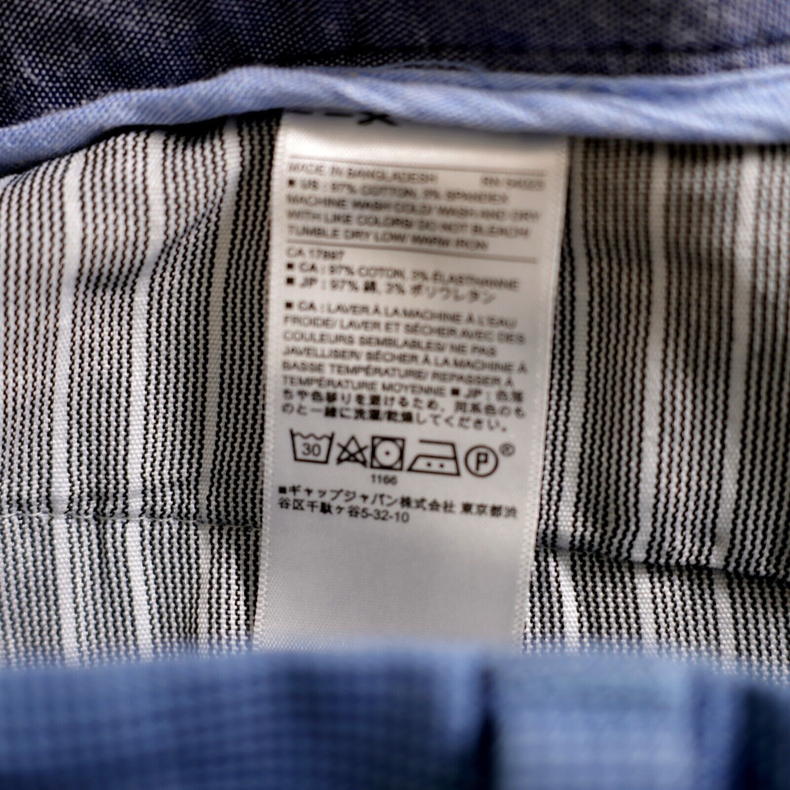 Banana Republic Banana Republic Fulton Skinny Chino Pants 32/32 Blue Flat Fr Size US 32 / EU 48 - 9 Thumbnail
