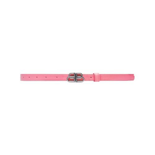 Pre-owned Balenciaga O1s1rm0823 Belt In Pink