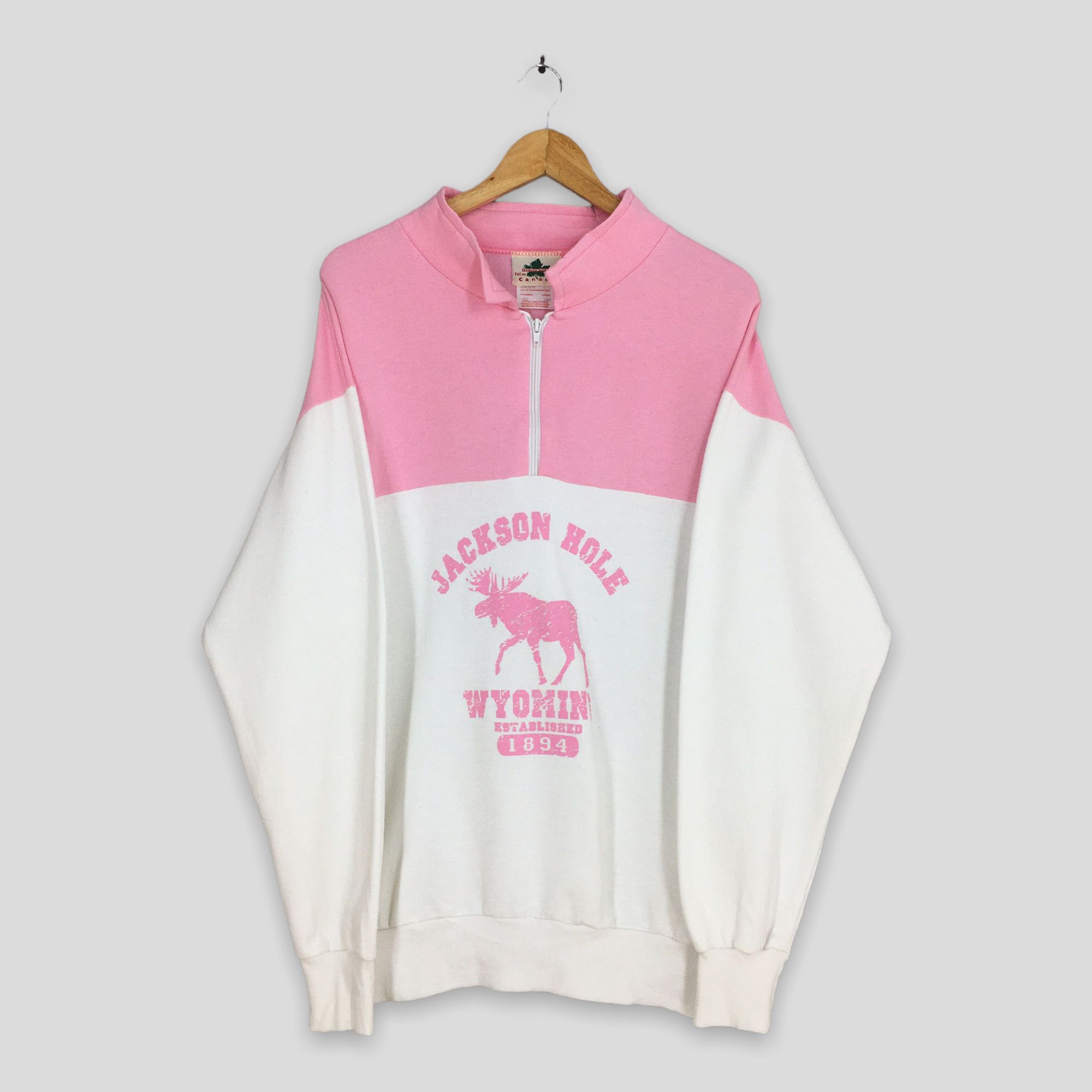 Vintage Vintage 90's Jackson Hole Wyoming’s Sweatshirt Xlarge Size US XL / EU 56 / 4 - 1 Thumbnail