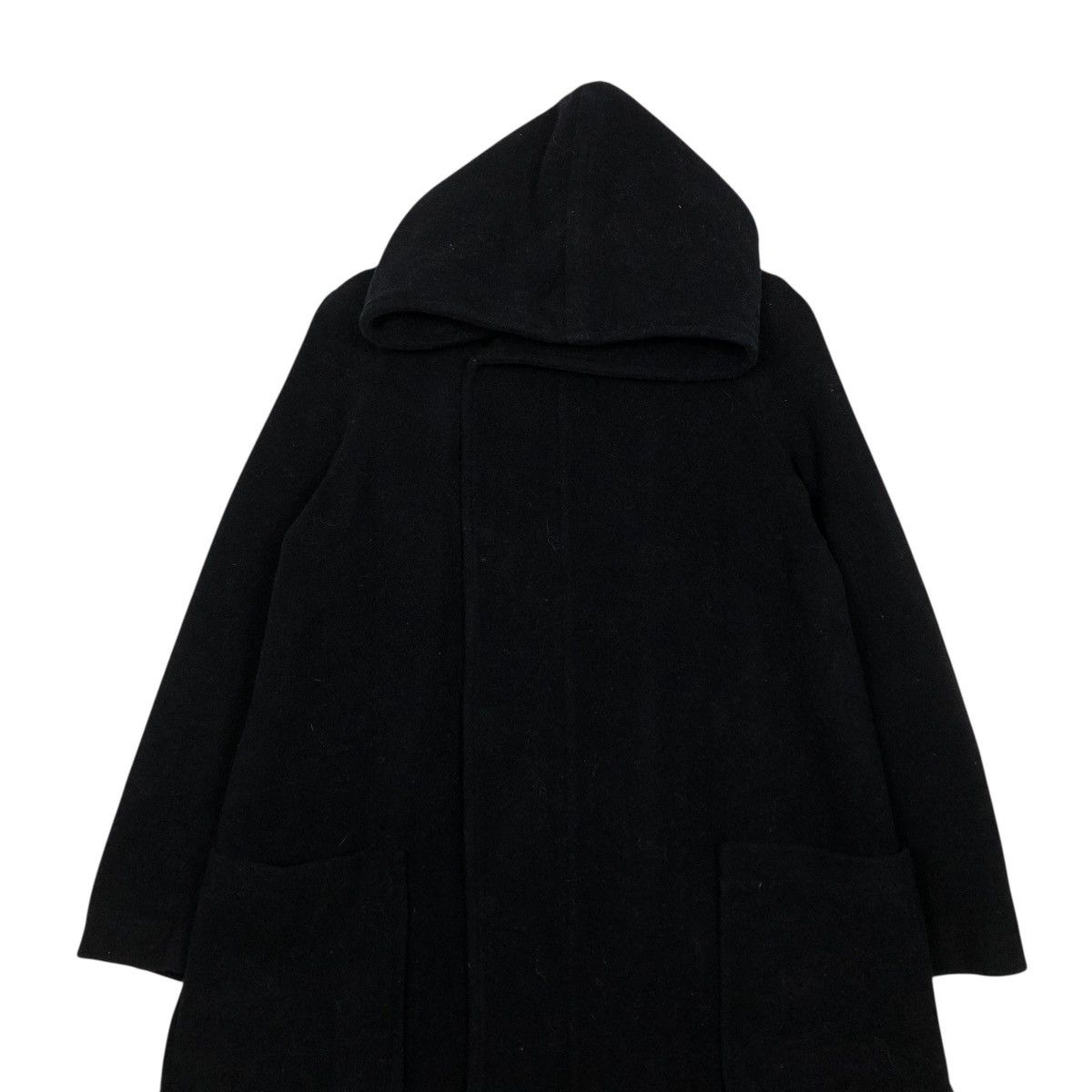 Issey Miyake 🔥RICH BLACK OVER SIZED WOOL LONG JACKET ZUCCA ISSEY MIYAKE Size US M / EU 48-50 / 2 - 4 Thumbnail