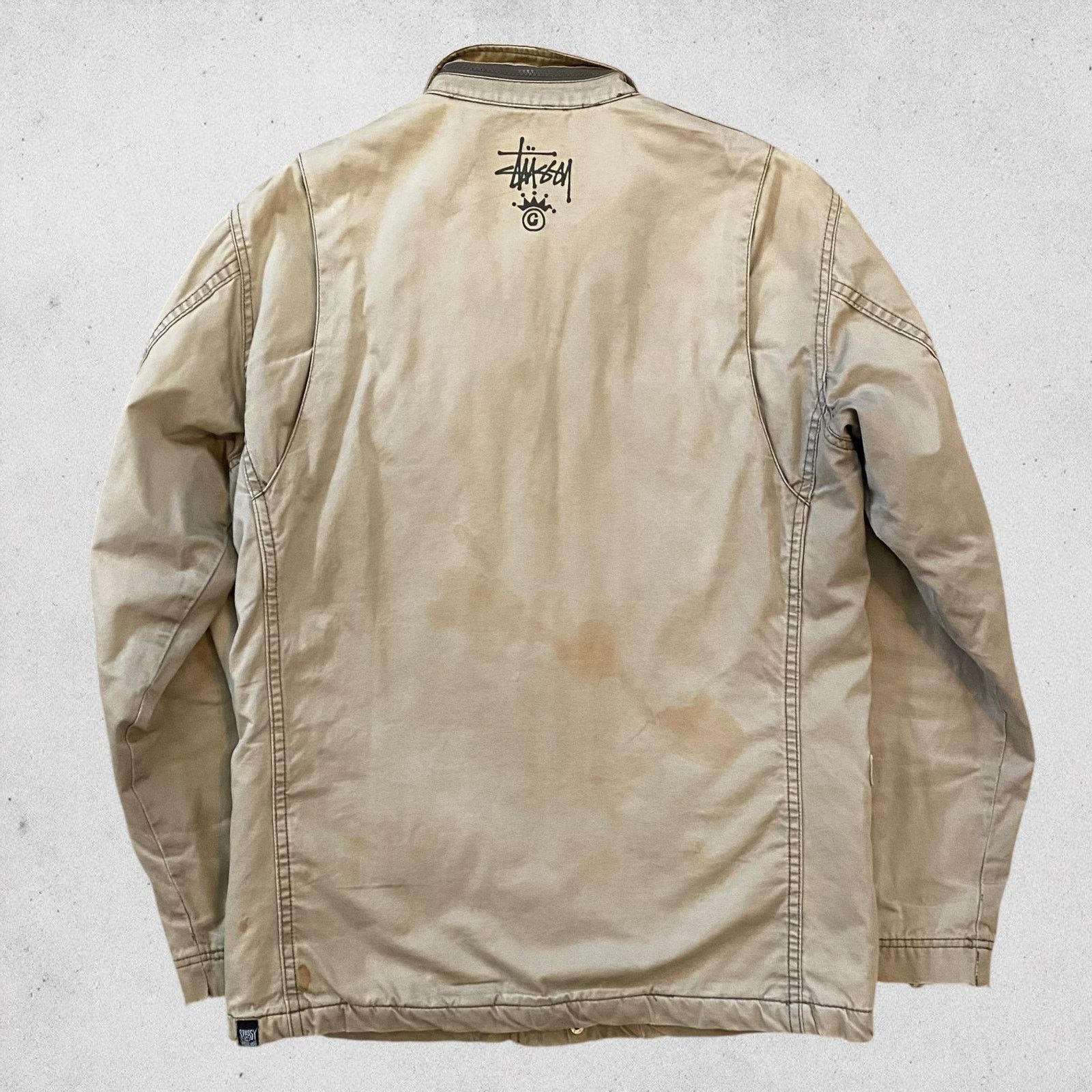 Stussy Vintage Stussy Military M-65 Field Jacket Khaki Size US M / EU 48-50 / 2 - 6 Thumbnail
