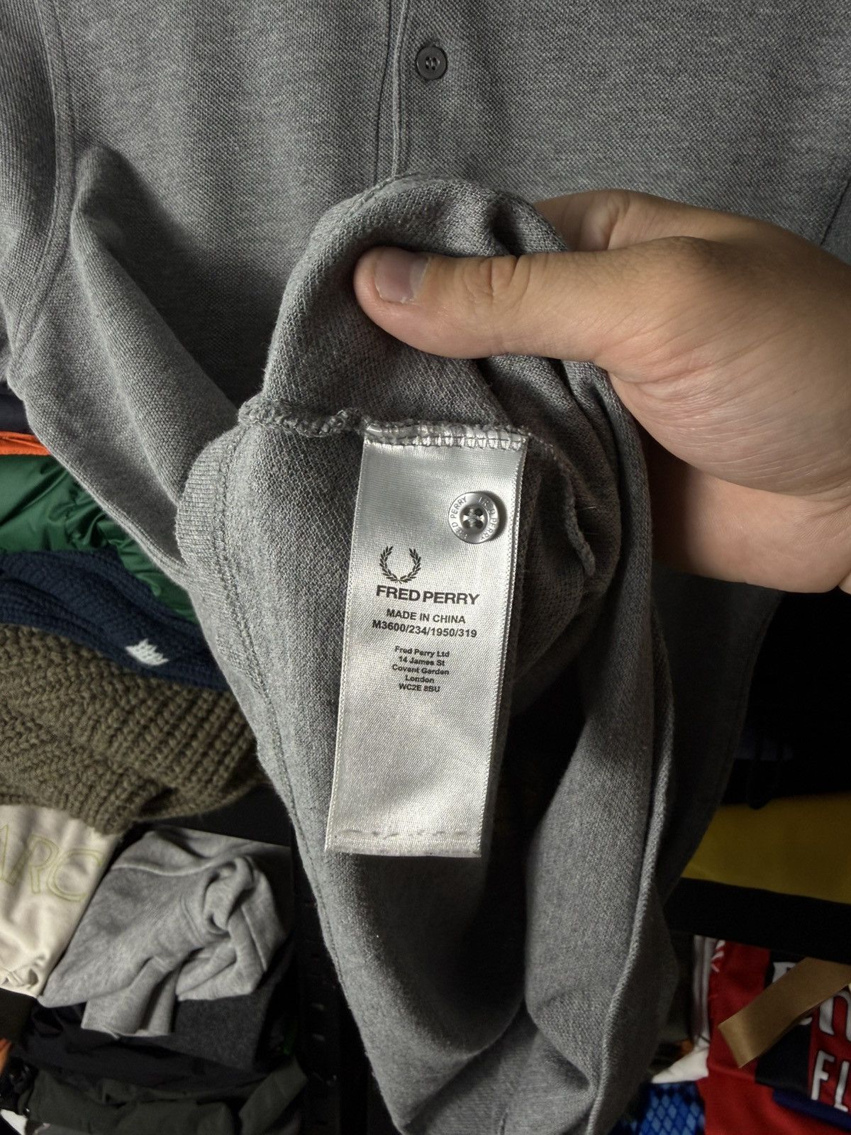 Fred Perry Fred Perry Twin Tipped Polo Shirt Grey Yellow Slim Fit Size US S / EU 44-46 / 1 - 8 Thumbnail