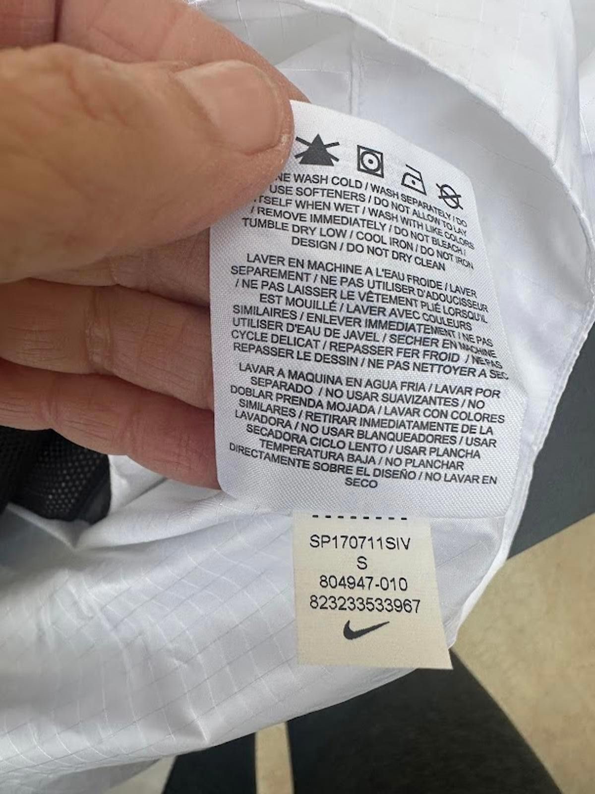 Nike Nike Black White Hooded Windbreaker S Size S / US 4 / IT 40 - 8 Thumbnail