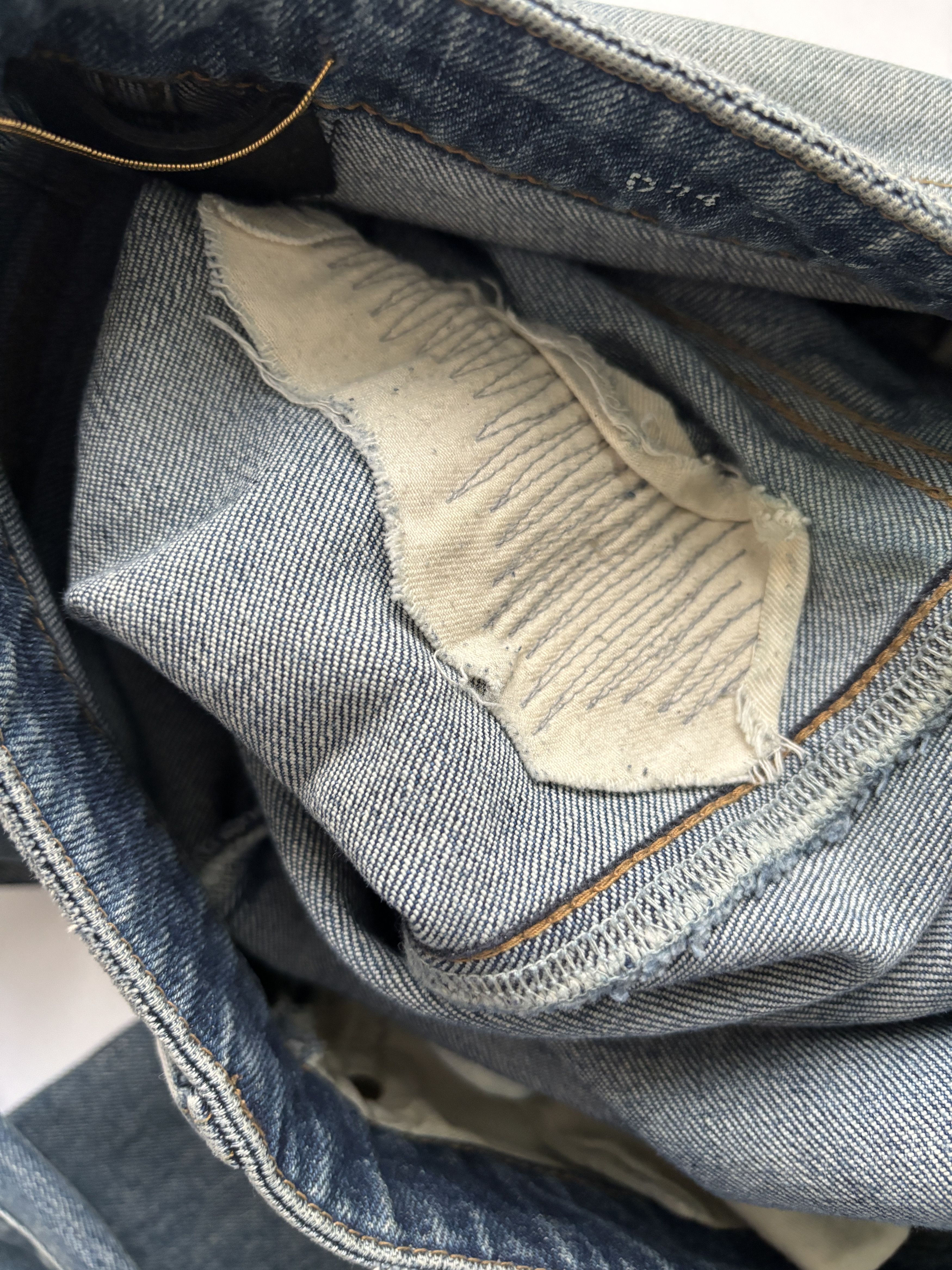 Hedi Slimane × Saint Laurent Paris ⚡️QUICK SALE⚡️2016 Saint Laurent Hedi D04 Blue Denim Jeans Size 30" / US 8 / IT 44 - 10 Thumbnail