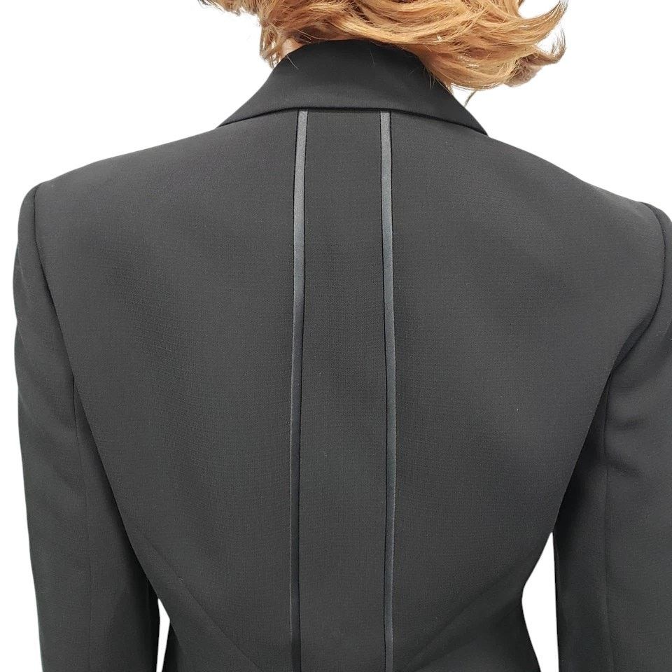 Calvin Klein NWT Calvin Klein Blazer Jacket Black Piping 3 Button Size S / US 4 / IT 40 - 8 Thumbnail