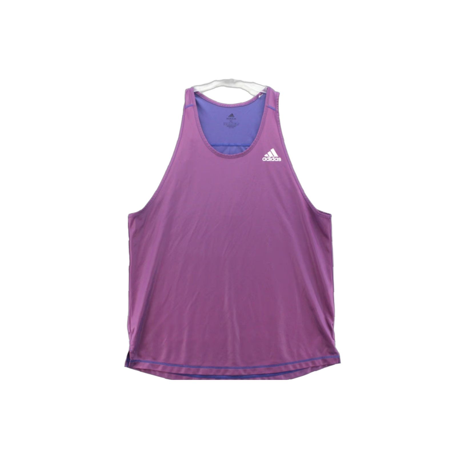 Adidas VINTAGE Adidas Primeblue Tank Top Mens XL Purple Aeroready Sleeveless Athleisure Sports Size US XL / EU 56 / 4 - 1 Thumbnail