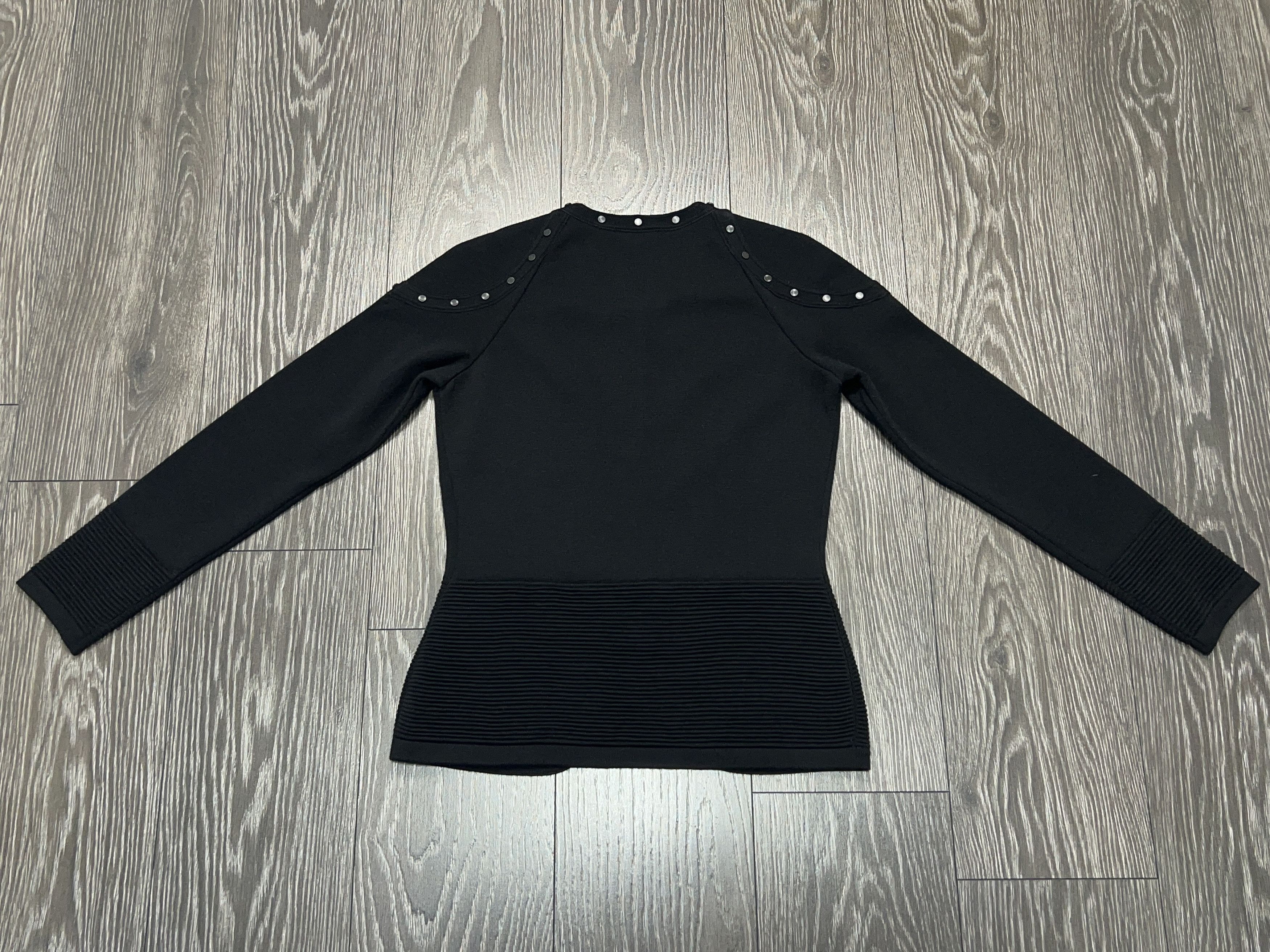Escada Sweater Cardigan Snap Button Closure Studded Size 36 S Size M / US 6-8 / IT 42-44 - 15 Thumbnail