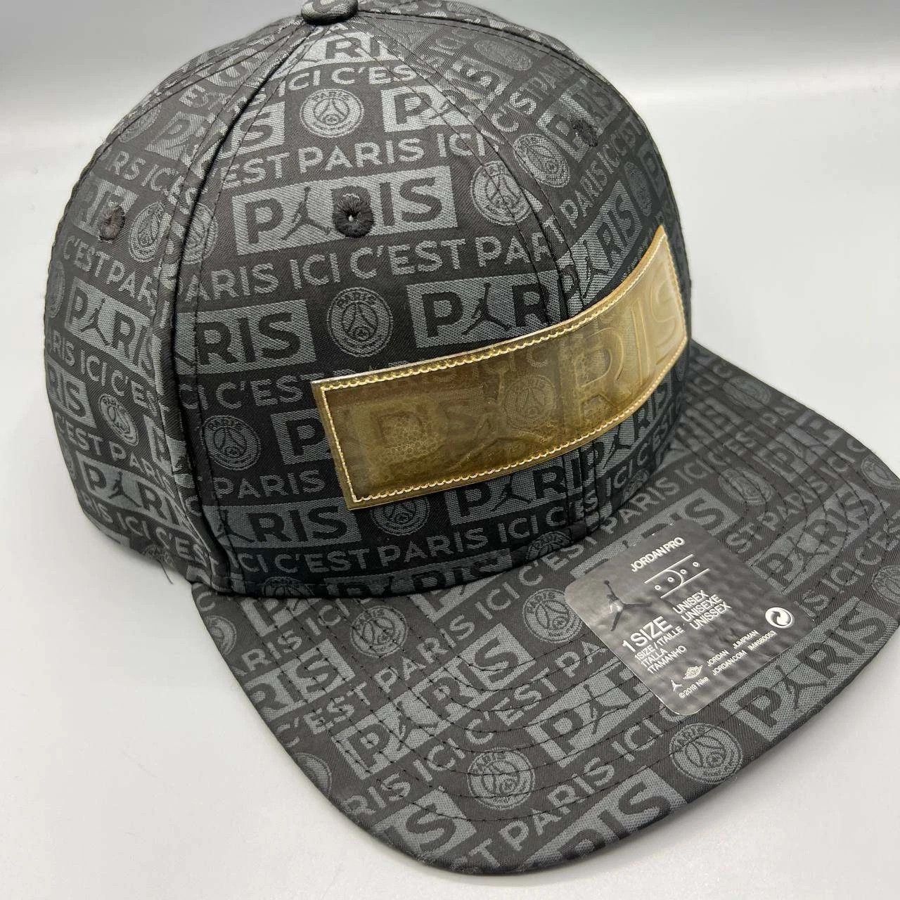 Jordan Brand Air Jordan Paris Saint Germain Hat All Over Logo Snap Back Size ONE SIZE - 5 Thumbnail