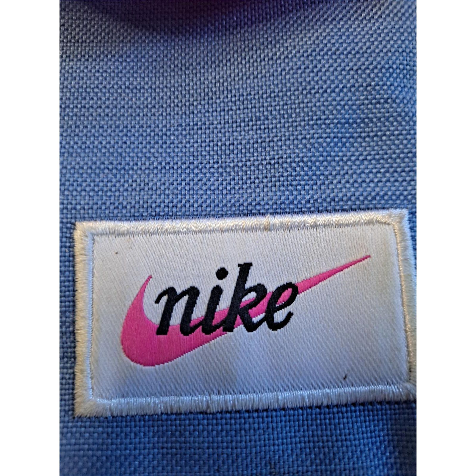 Nike Nike 2 Tone Blue Mini Backpack Shoulder Bag Purse With Pink Size ONE SIZE - 4 Thumbnail