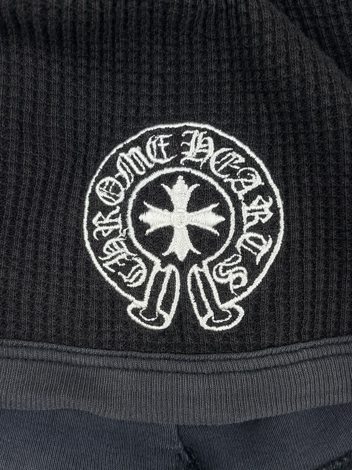Chrome Hearts Chrome Hearts Vintage Horseshoe Waffle Thermal Beanie Hat Size ONE SIZE - 3 Thumbnail