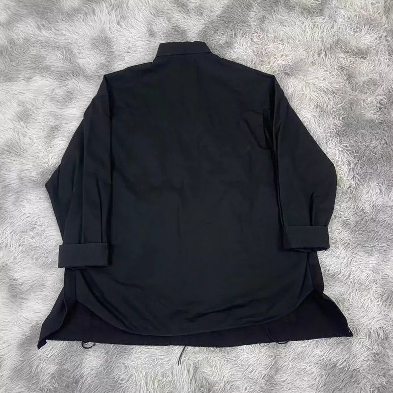 Balenciaga Balenciaga Button lapel drawstring shirt skirt trench coat Size S / US 4 / IT 40 - 4 Thumbnail