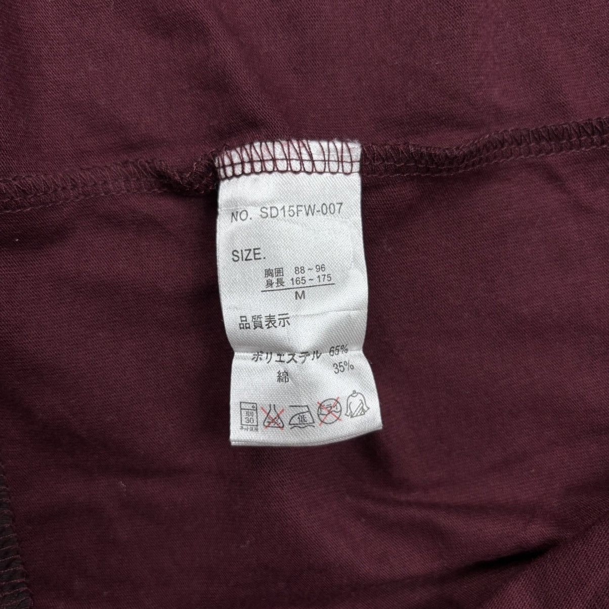 Shellac 2000s Semantic Design - Vkei Style Romantic Poem Vneck Ls - Size US M / EU 48-50 / 2 - 9 Thumbnail