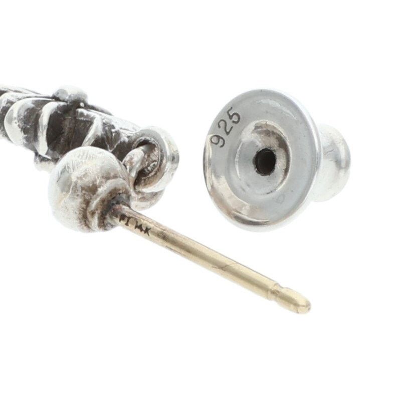 Chrome Hearts Chrome Hearts Tiny ECH Plus Drop Earring Silver Size ONE SIZE - 5 Thumbnail