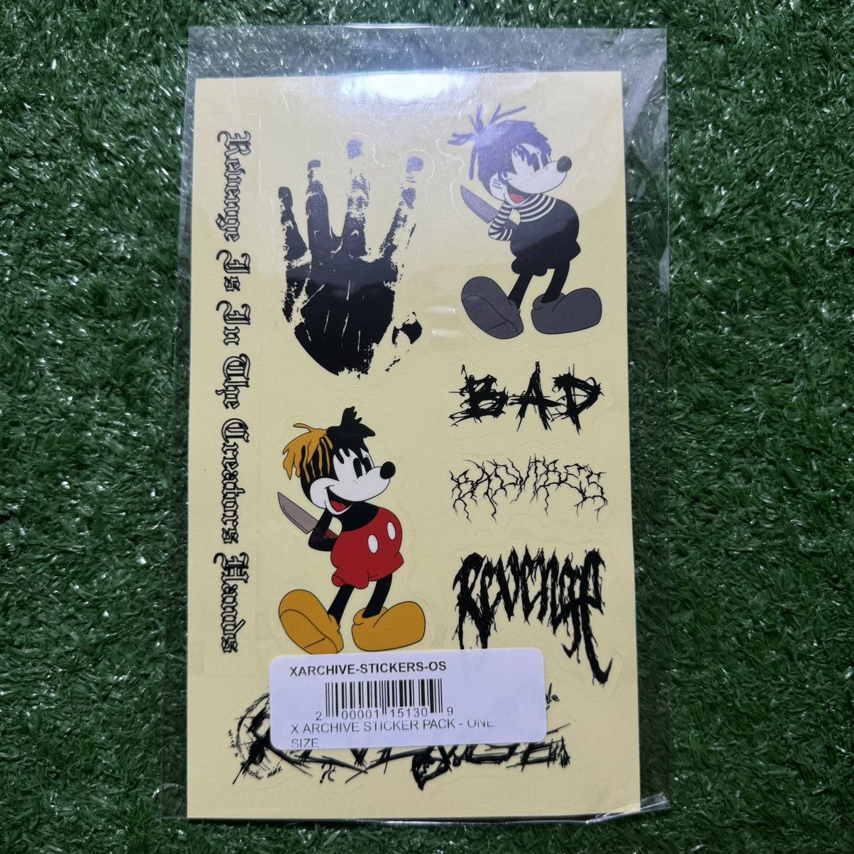Revenge REVENGE XXXTENTACION “ BAD “ STICKERS OFFICIAL MERCH Size ONE SIZE - 1 Thumbnail