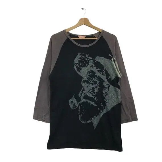 Johnbull Vtg 90’ JOHNBULL KOJIMA JAPAN Art Painting Tee Shirt Size US M / EU 48-50 / 2 - 1 Thumbnail