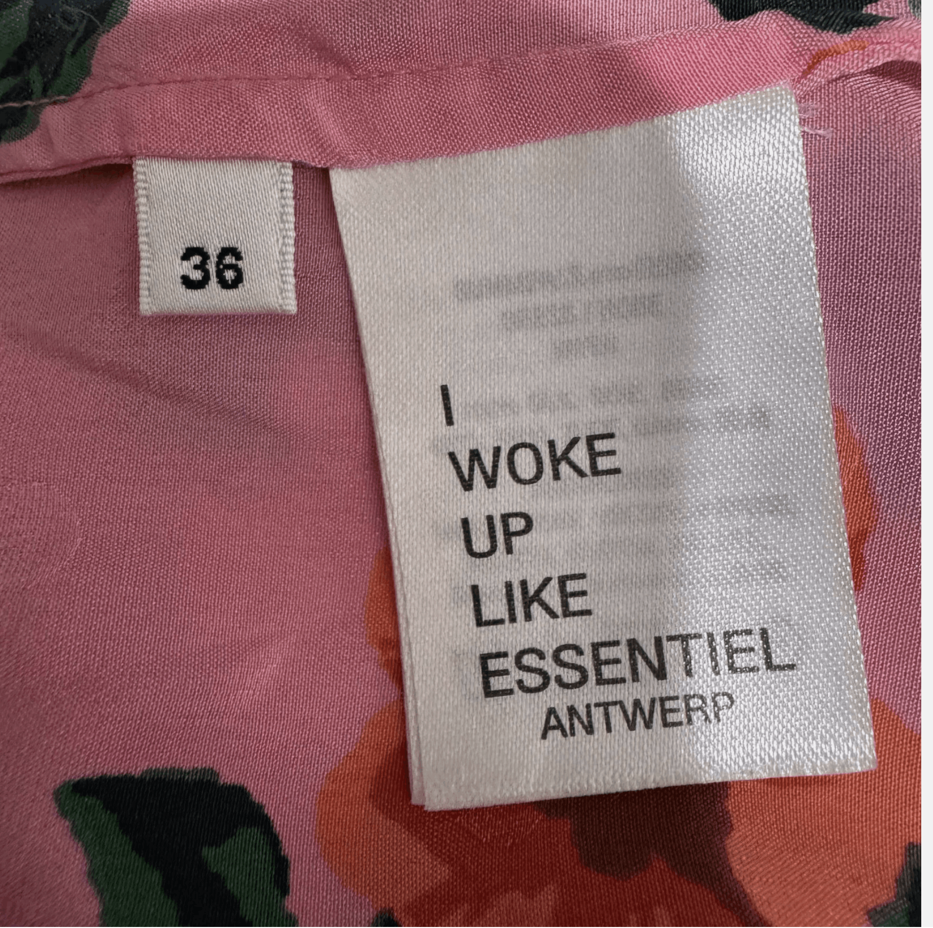 Essentiel Antwerp ESSENTIEL ANTWERP Vayen Draped Detail Silk Midi Dres Size S / US 4 / IT 40 - 10 Thumbnail