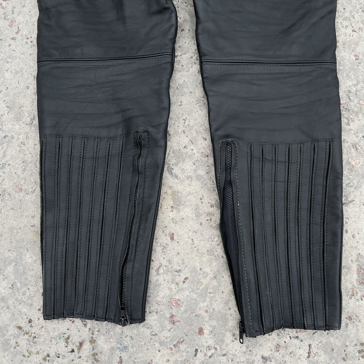 Vintage Moto Pants Real Leather Y2K 90s USA style