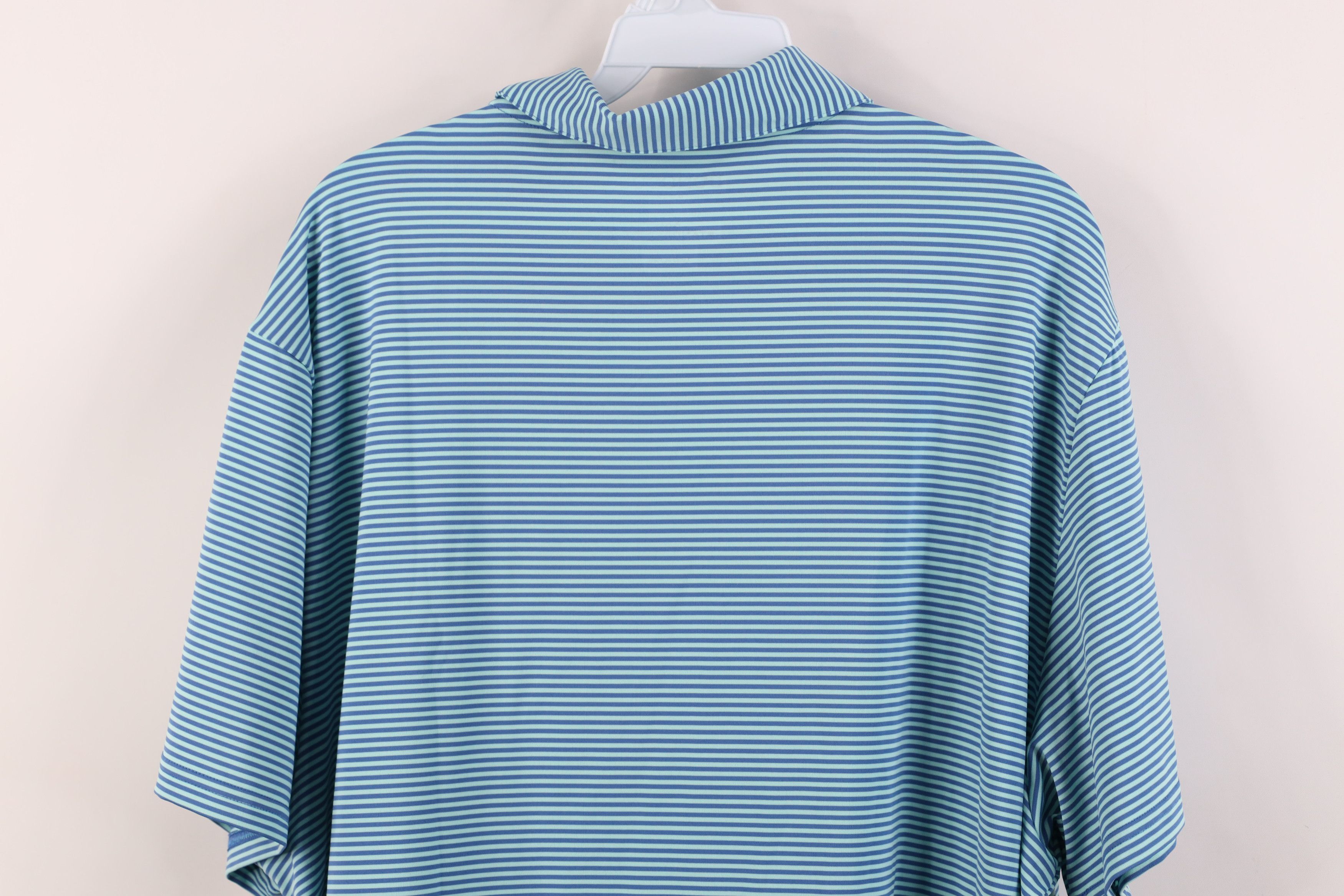 Bonobos Bonobos Fit Stretch Striped Collared Golf Polo Shirt Blue Size US XXL / EU 58 / 5 - 11 Thumbnail